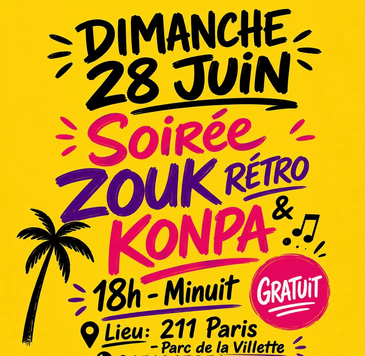 Soirée Zouk Et Konpa Gratuite À Paris Cover