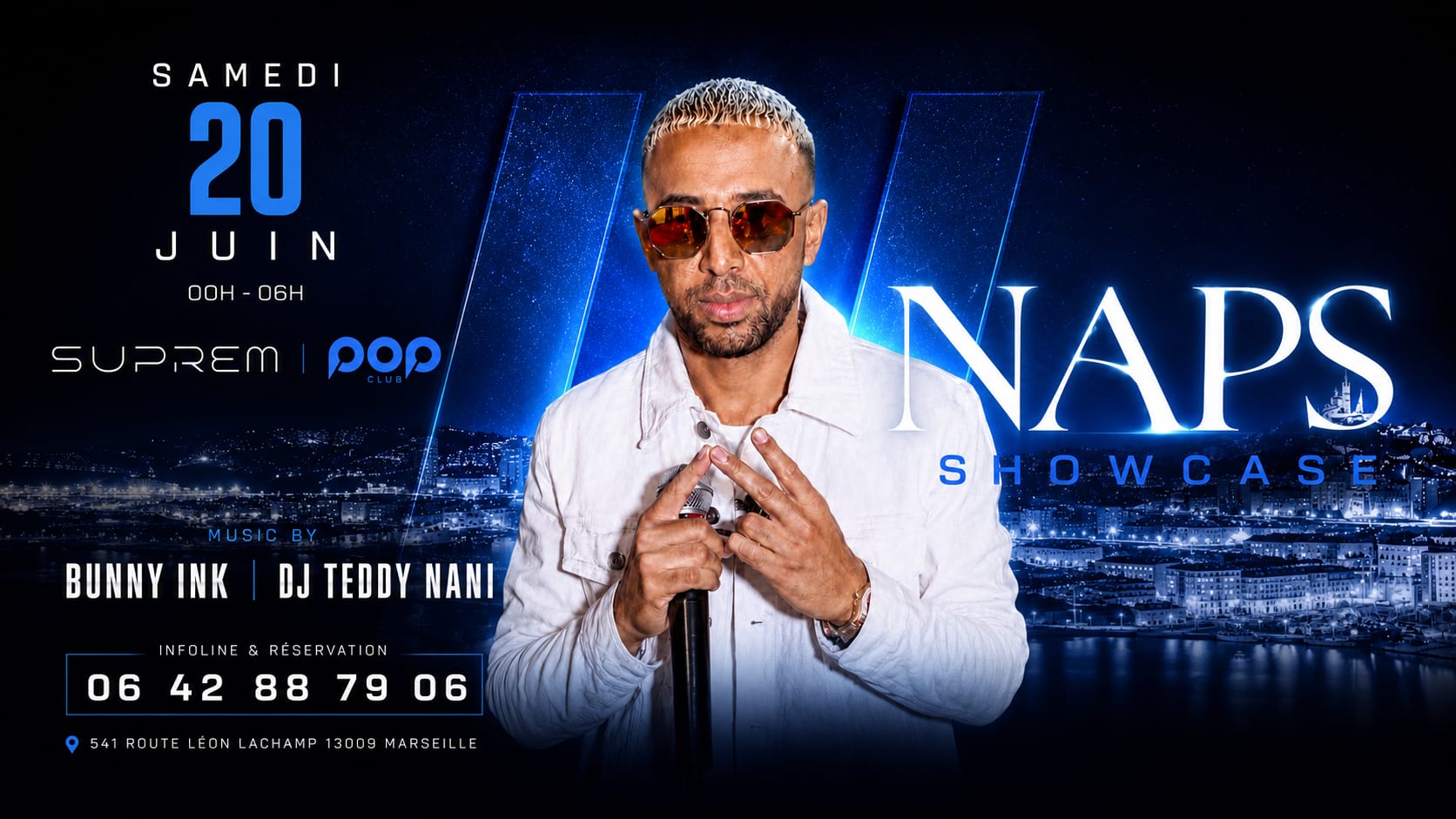 Showcase Naps - Samedi 20 Juin 2026 De 00h À 06h By Suprem Cover