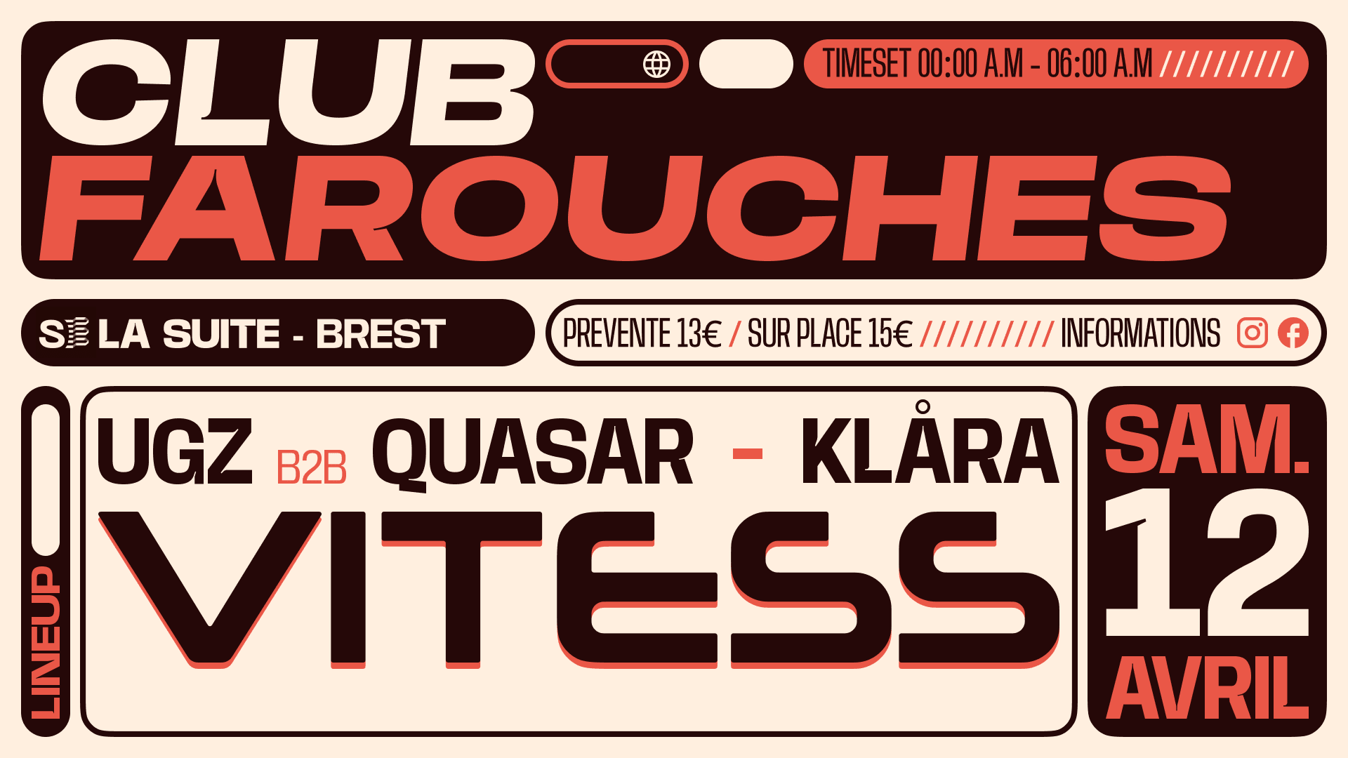 Club Farouches Cover