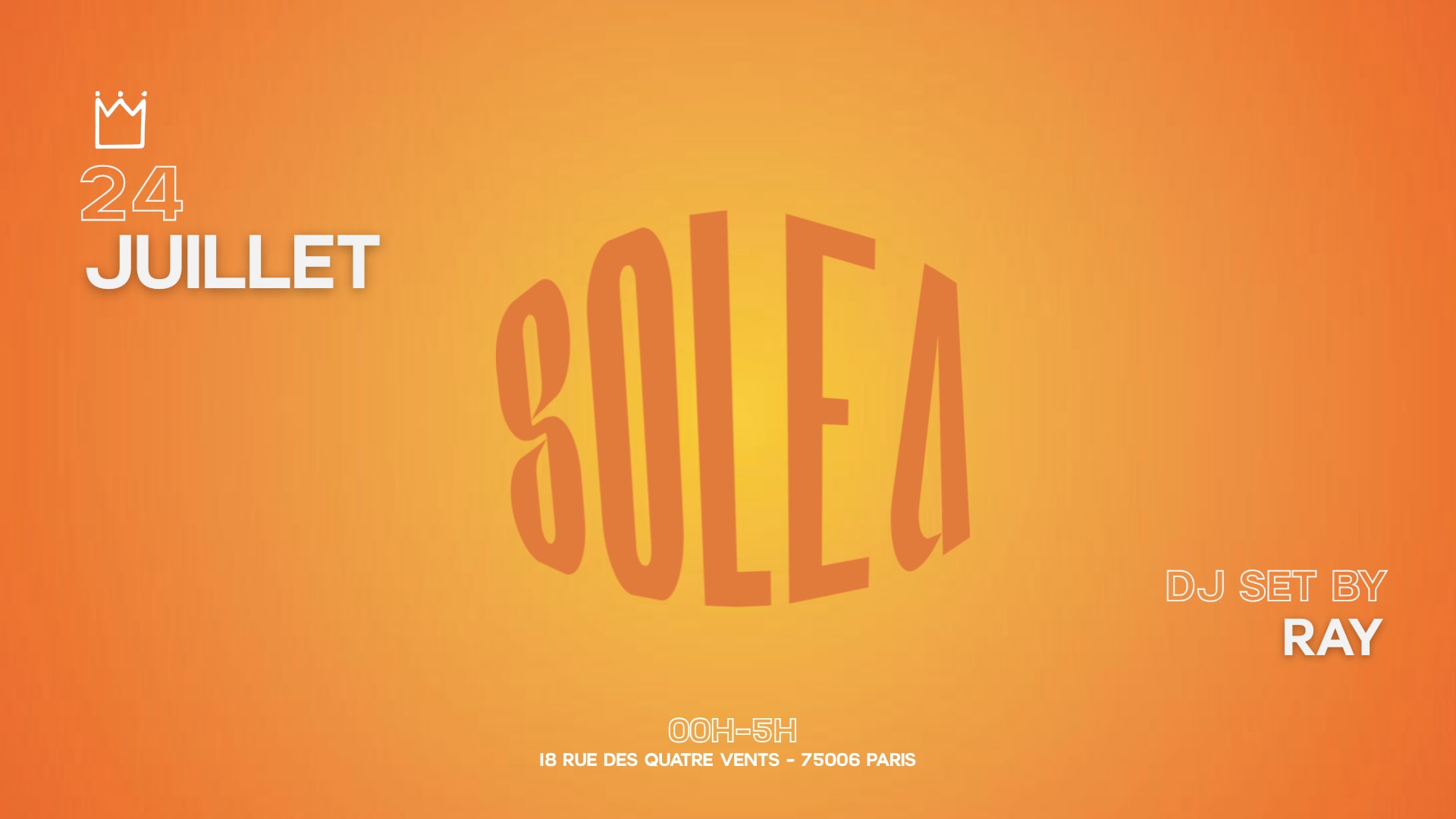 Vendredi - Solea Chez Prince Dj Set Commercial - Paris 6e Cover