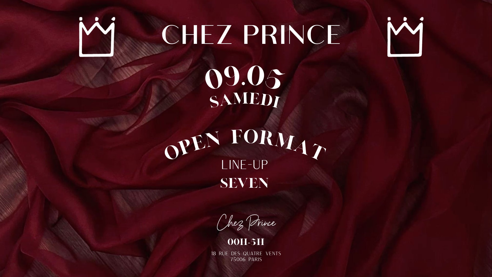 Dj Set - Generaliste - Samedi Chez Prince Paris 6 Cover