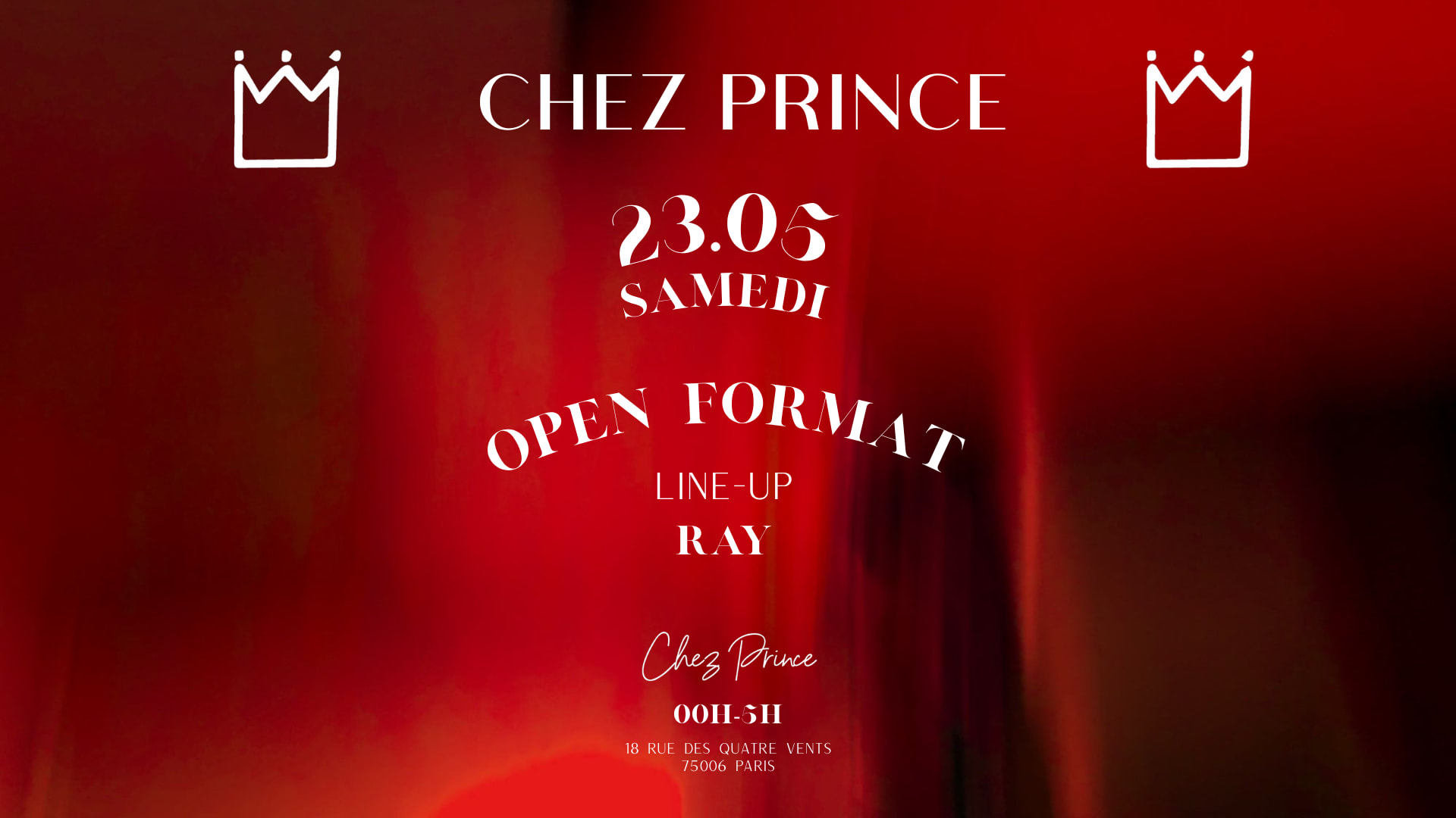Dj Set - Samedi Chez Prince Paris 6 - Generaliste Cover