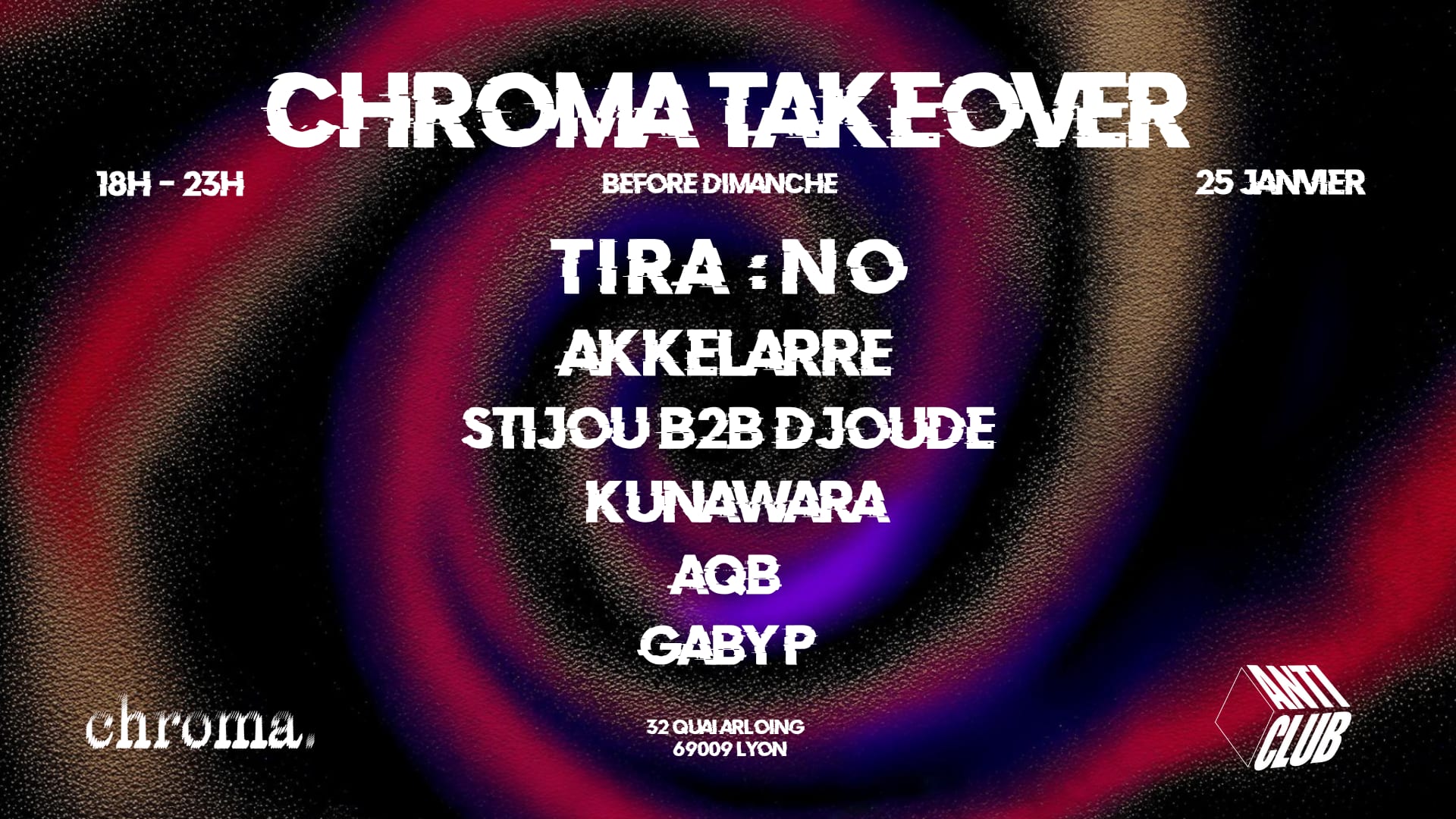 Chroma Takeover X Anticlub Cover