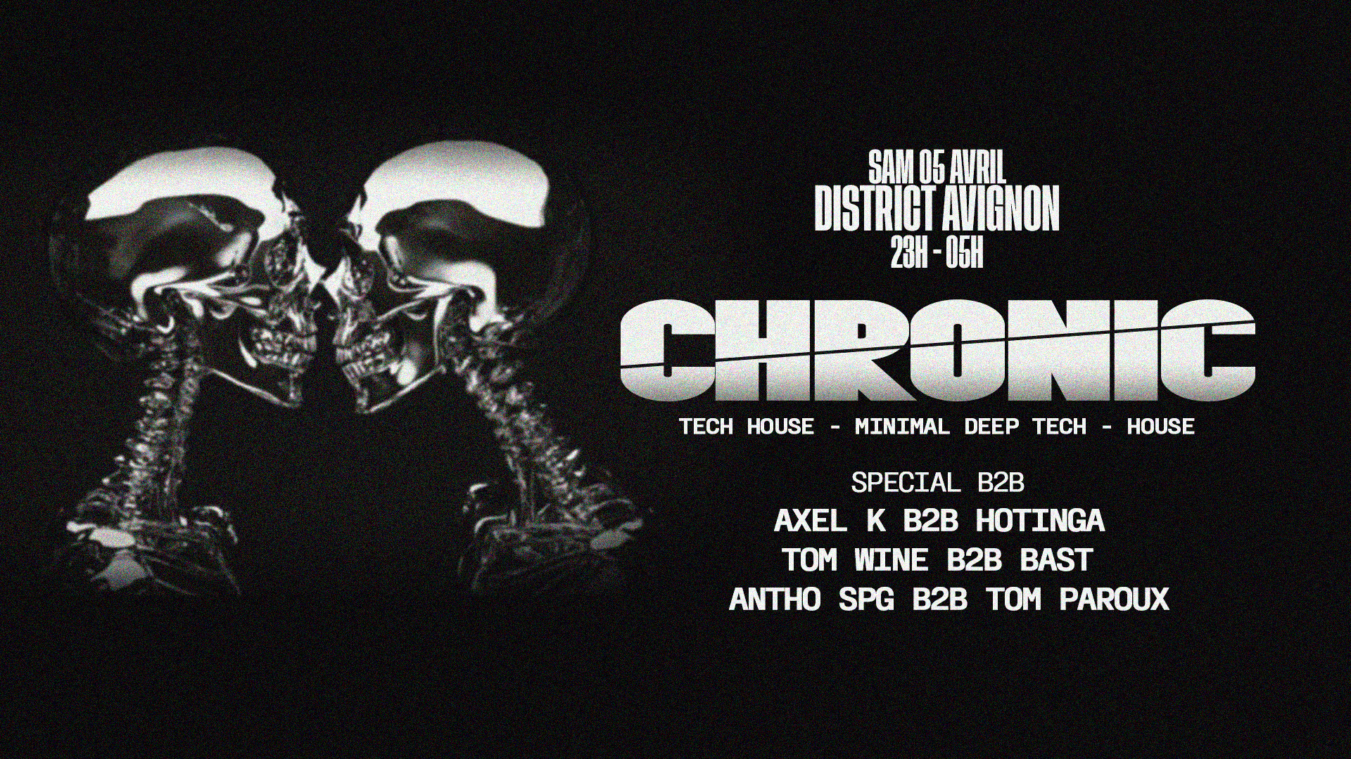 Chronic : Axel K/Hotinga-Antho Spg/Tom Paroux-Tom Wine/Bast Cover