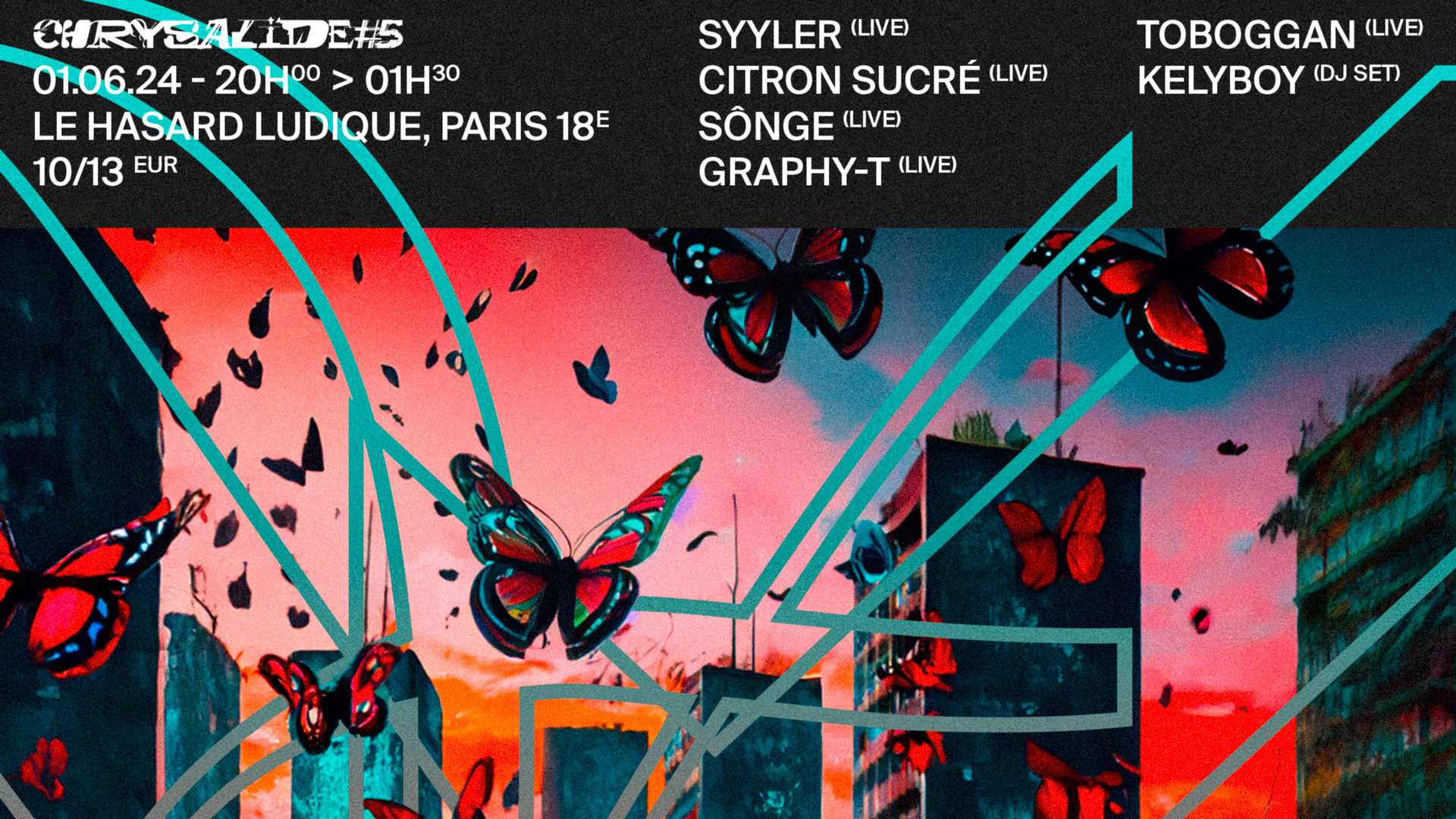 Chrysalide #5 : Sônge, Syyler, Citron Sucré, Toboggan & More Cover