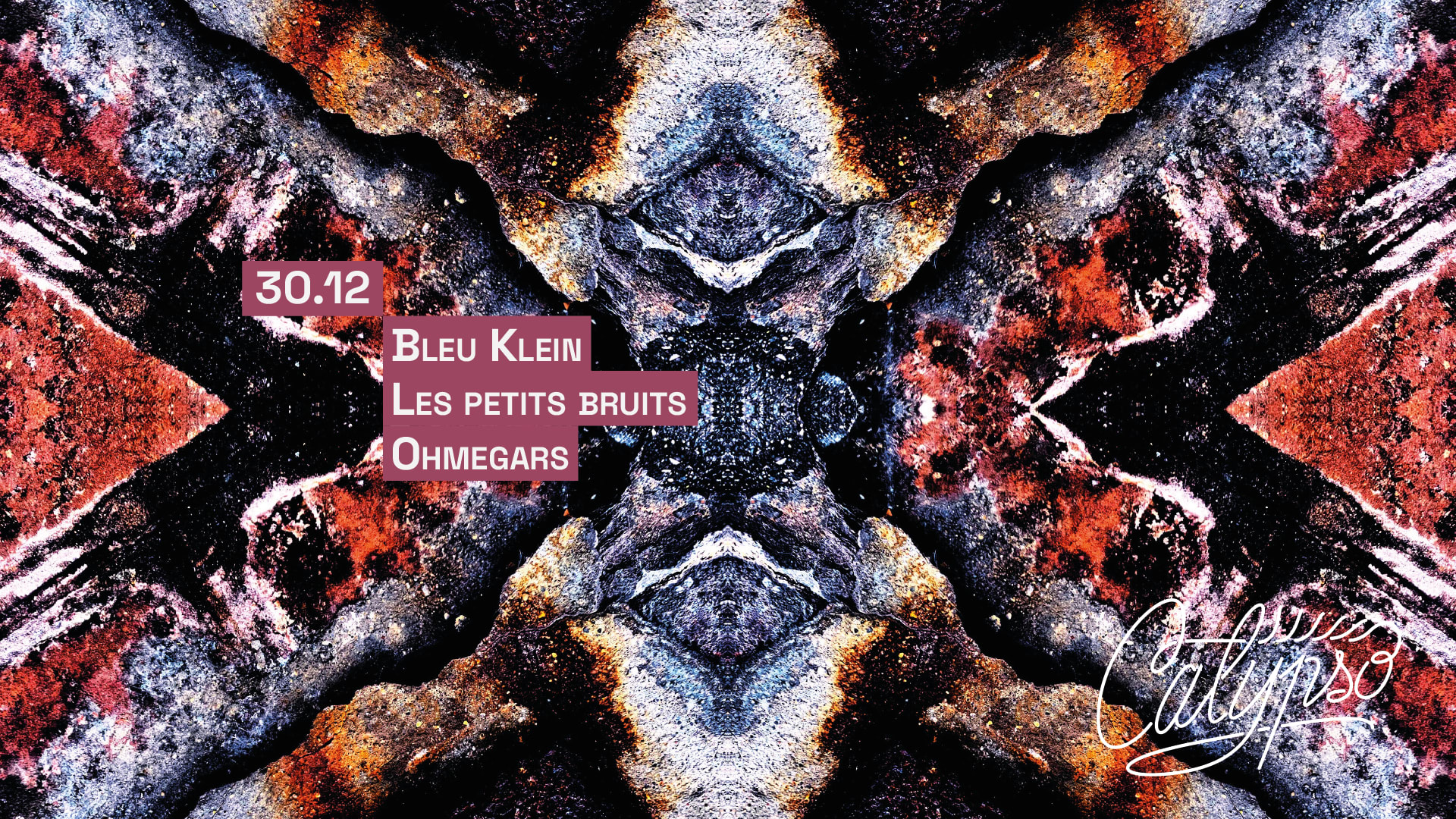 Club Calypso : Bleu Klein, Les Petits Bruits, Ohmegars Cover