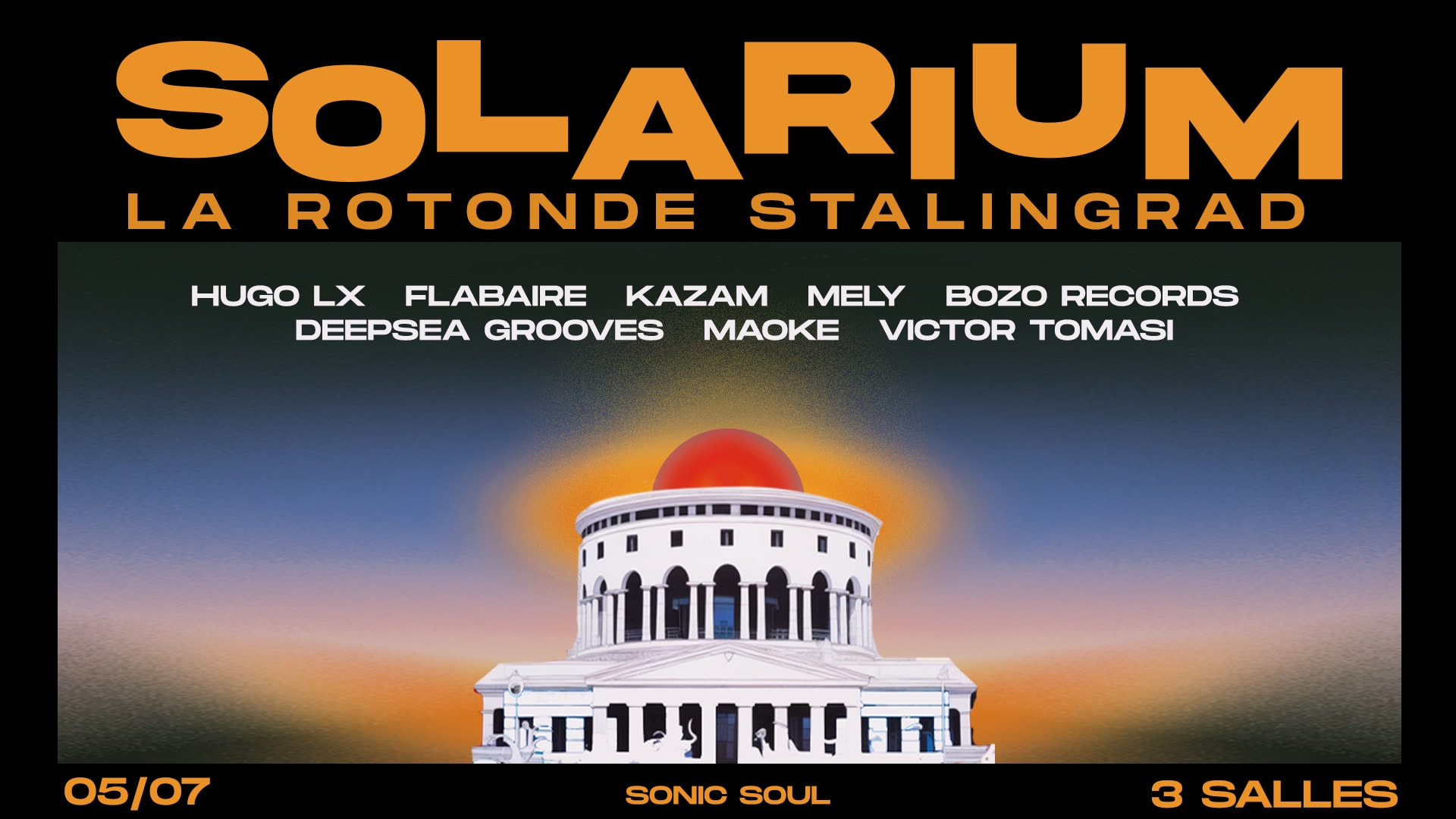 Solarium (Club Xxl) · 3 Scènes · Hugo LX, Flabaire & Friends Cover