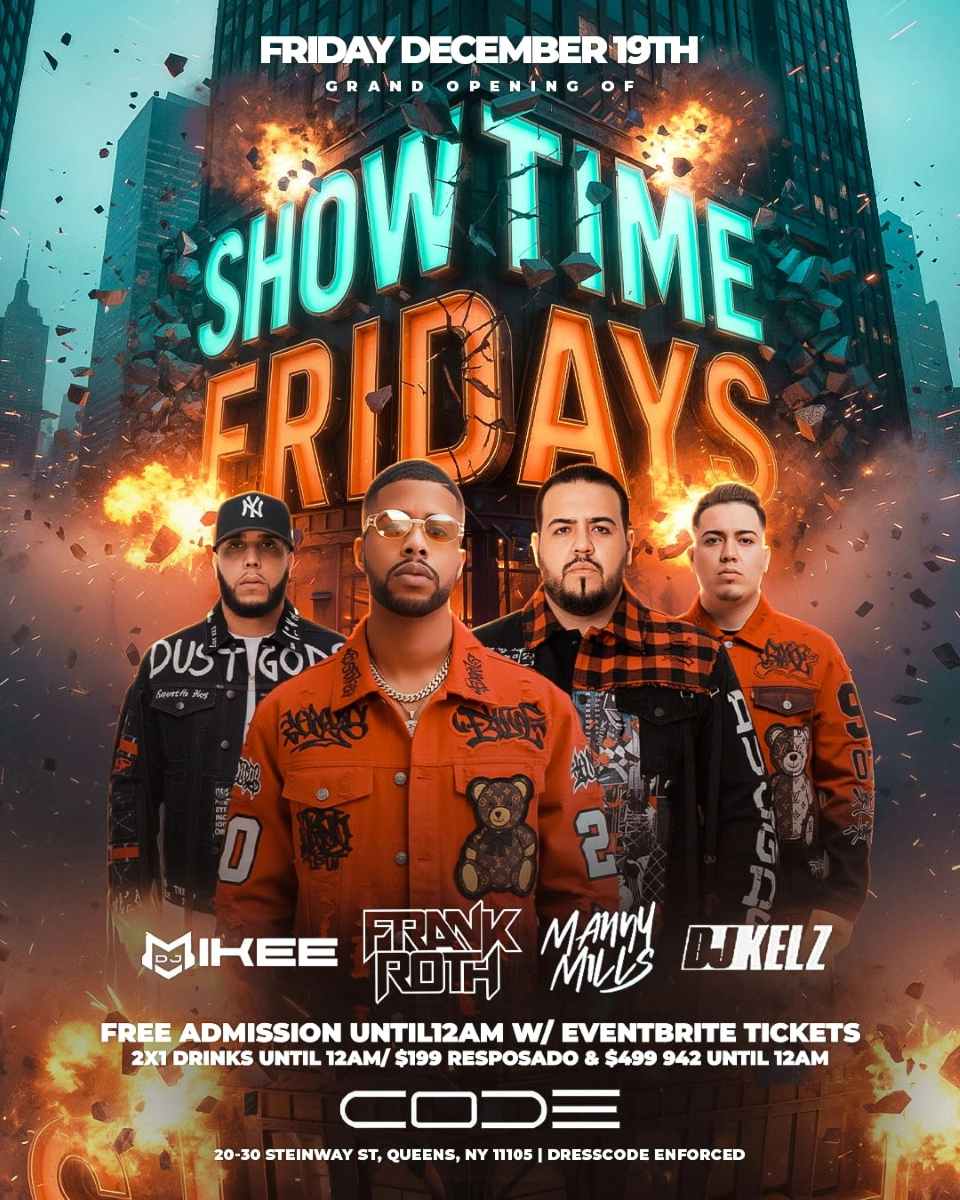 Code Astoria – Grand Opening Of Showtime Fridays Cover