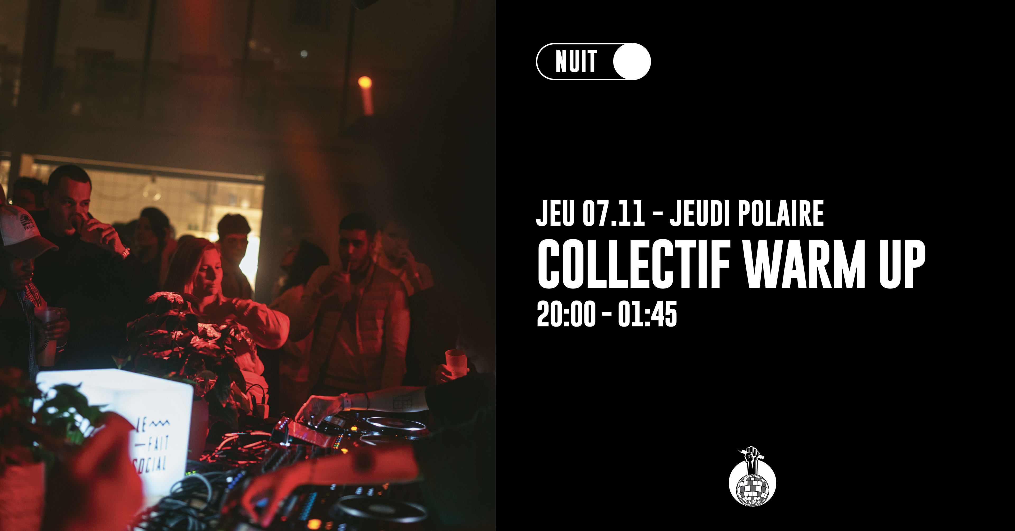 Jeudi Polaire : Collectif Warm Up Cover