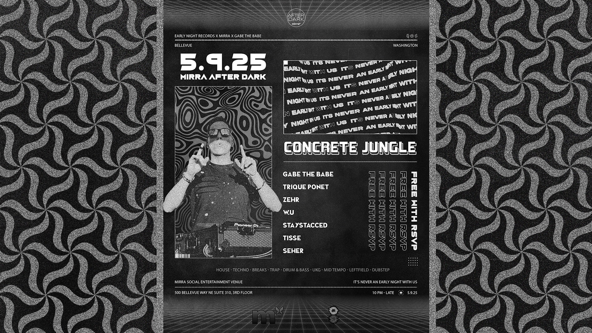 Concrete Jungle: Seattle's Black & White Affair Returns Cover