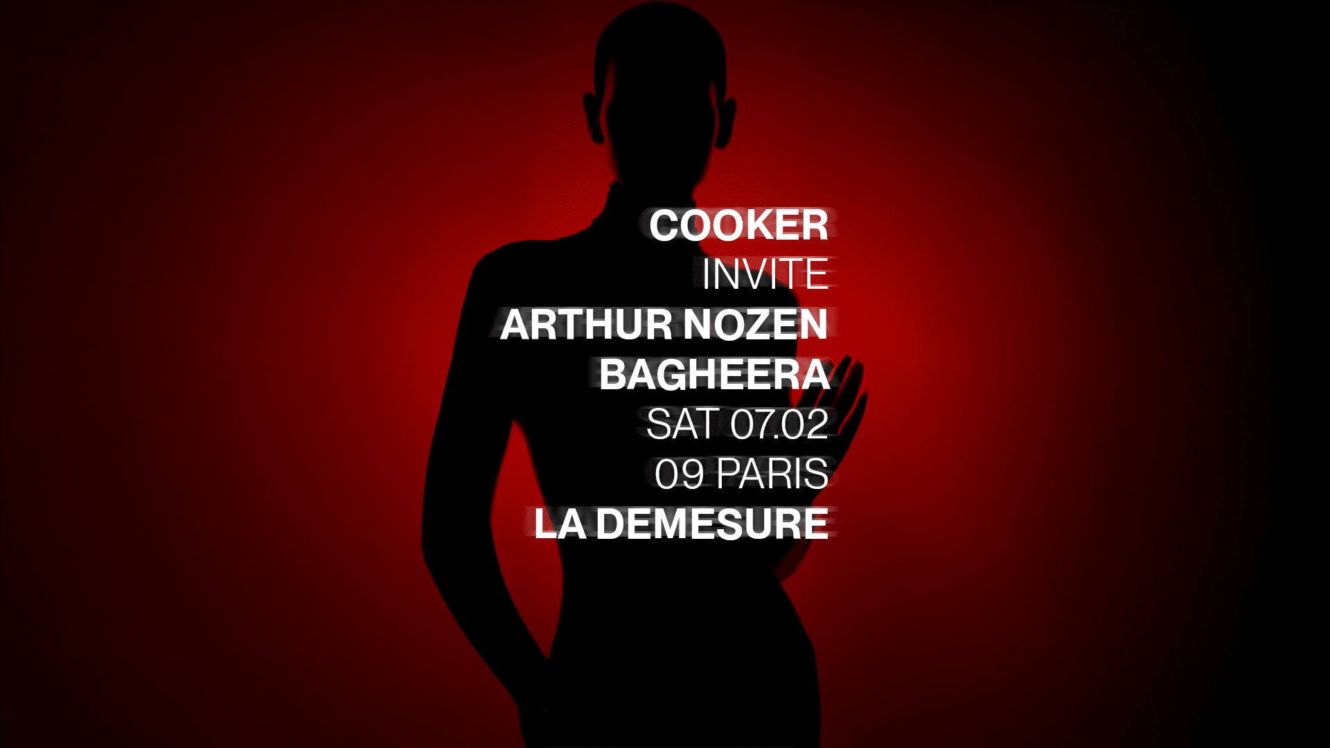 Cooker Invite Arthur Nozen & Bagheera Cover