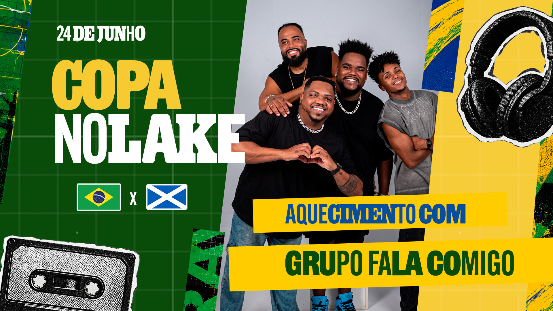 24/06 - Copa No Lake - Grupo Fala Comigo Cover