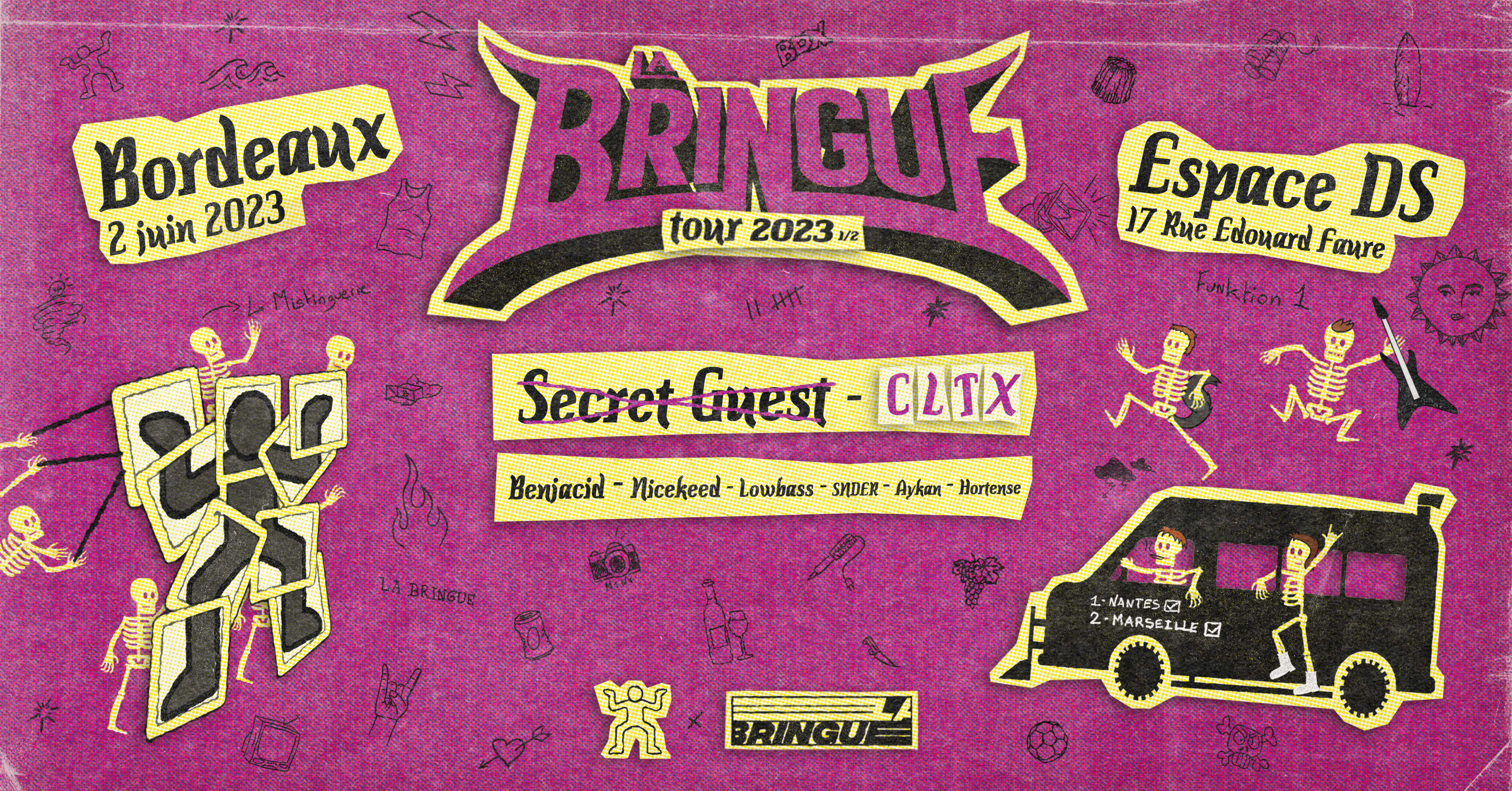 La Bringue Tour #3 - Bordeaux Cover