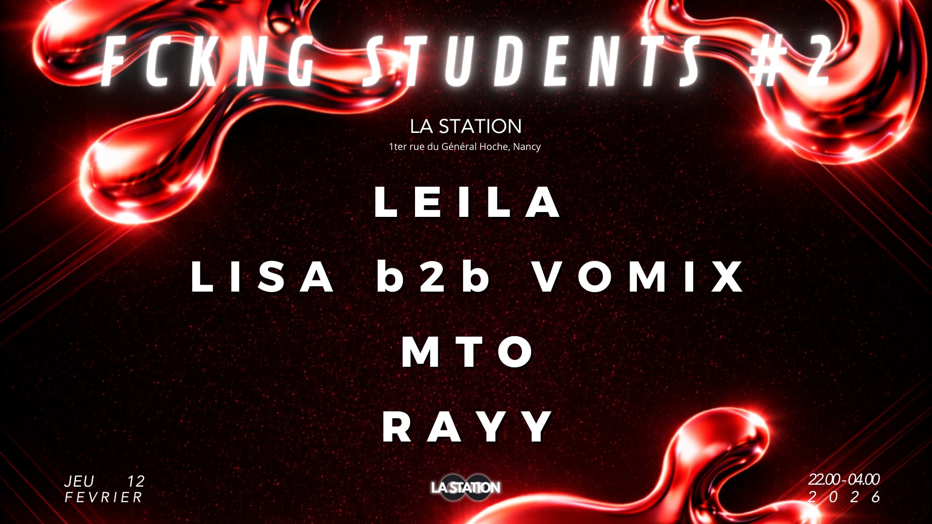 Fckng Students 2 : Leila • Lisa B2b Vomix • Mto • Rayy Cover