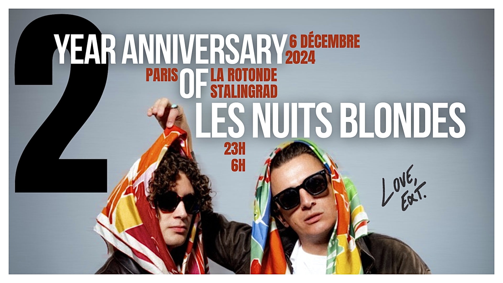 [Sold Out] Les Nuits Blondes - 2y Anniversary Cover