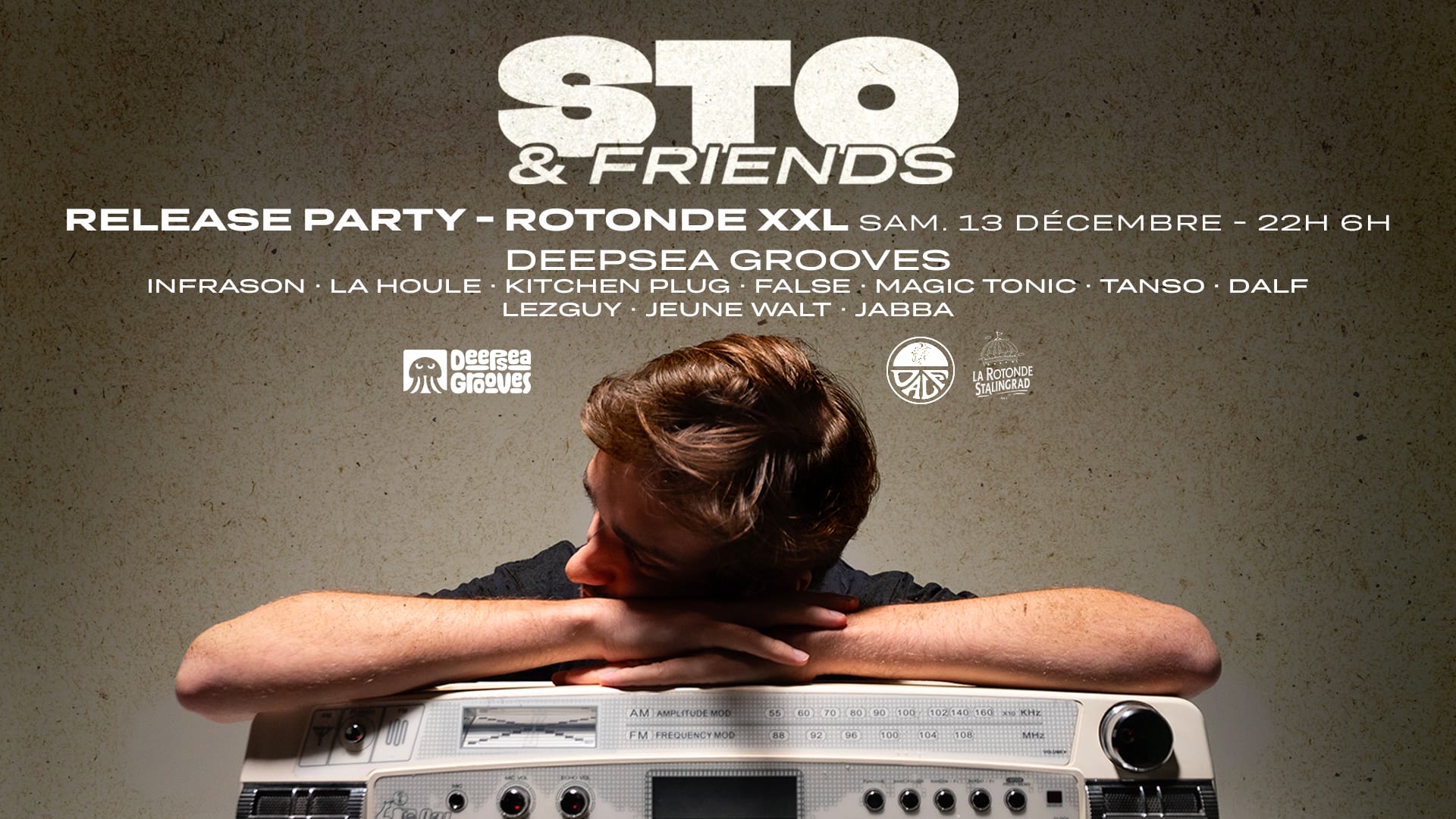 Sto & Friends - Release Party - Rotonde Xxl Cover