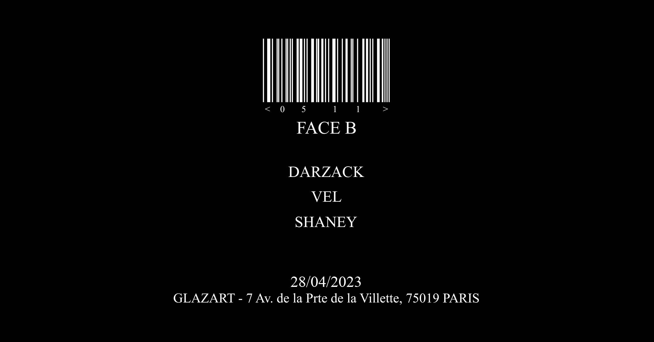 Face B : Darzack, Vel & Shaney Cover