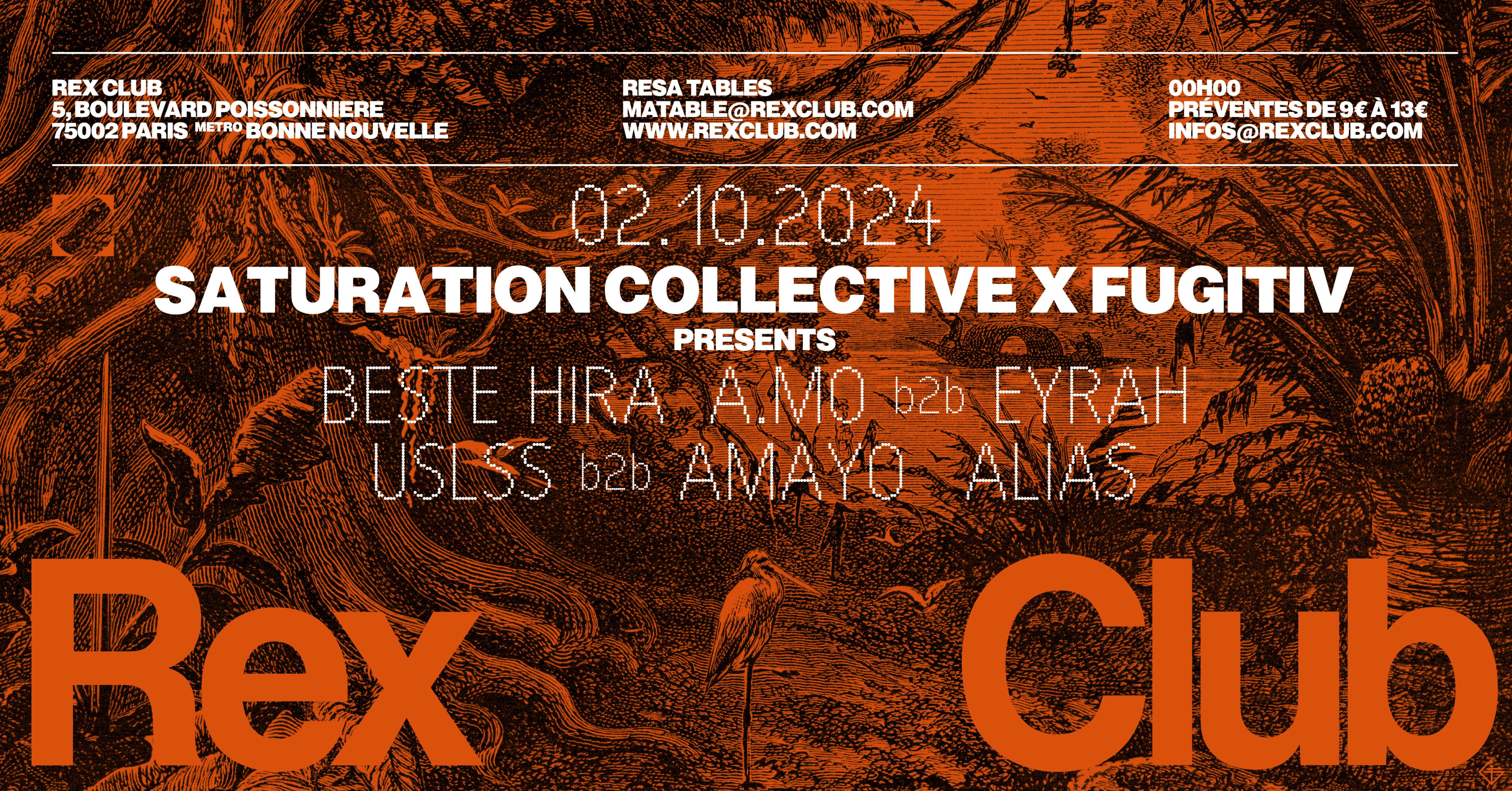Saturation X Fugitiv : Beste Hira, A.Mo B2b Eyrah Cover