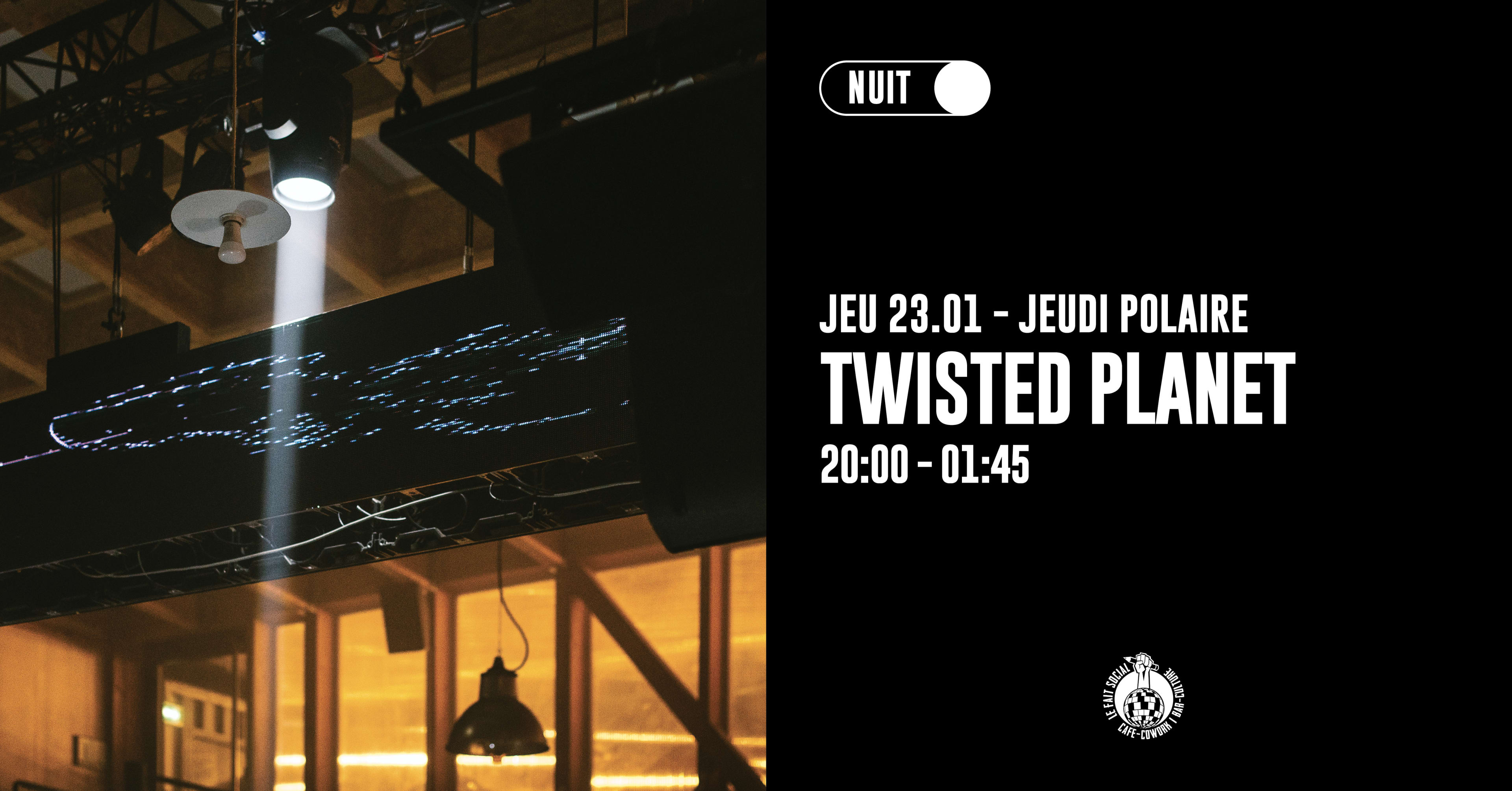 Jeudi Polaire : Twisted Planet Cover
