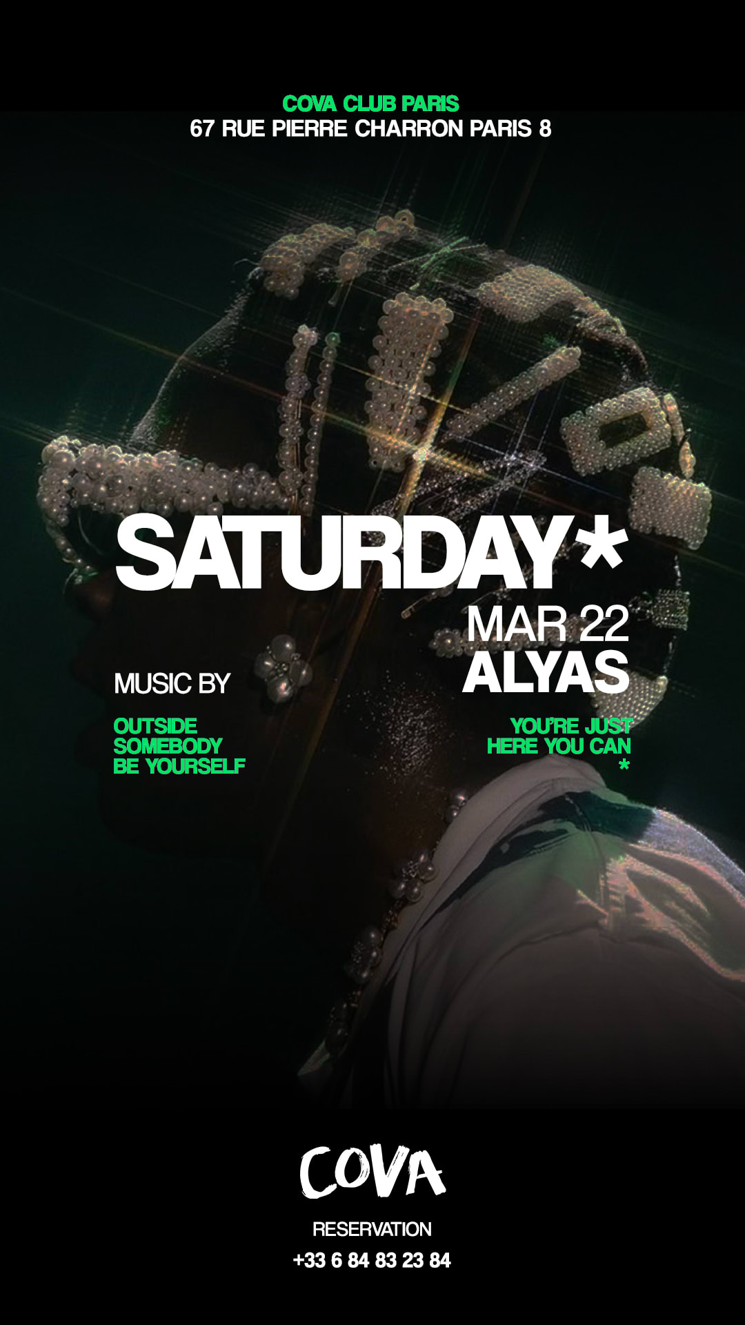 Cova Saturday 22-03 Cover