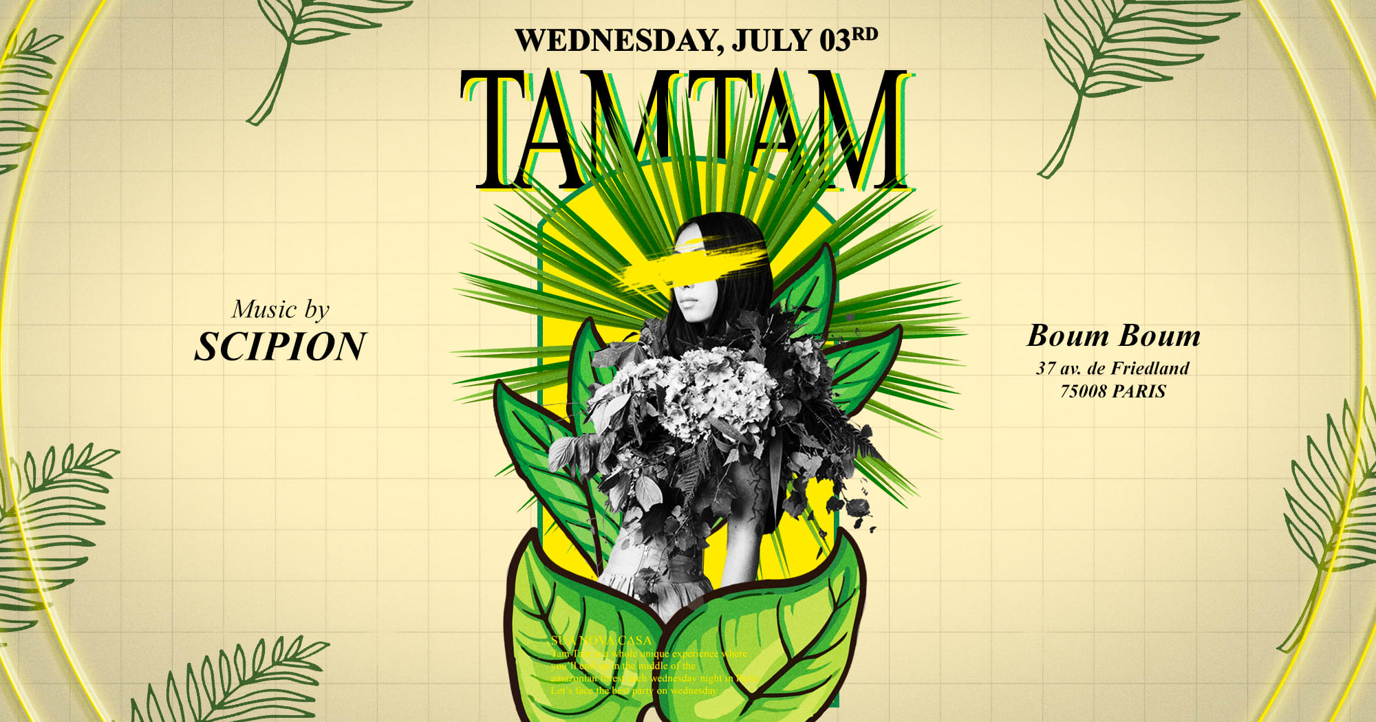 Tam Tam // Mercredi 10 Juillet // Boum Boum Cover