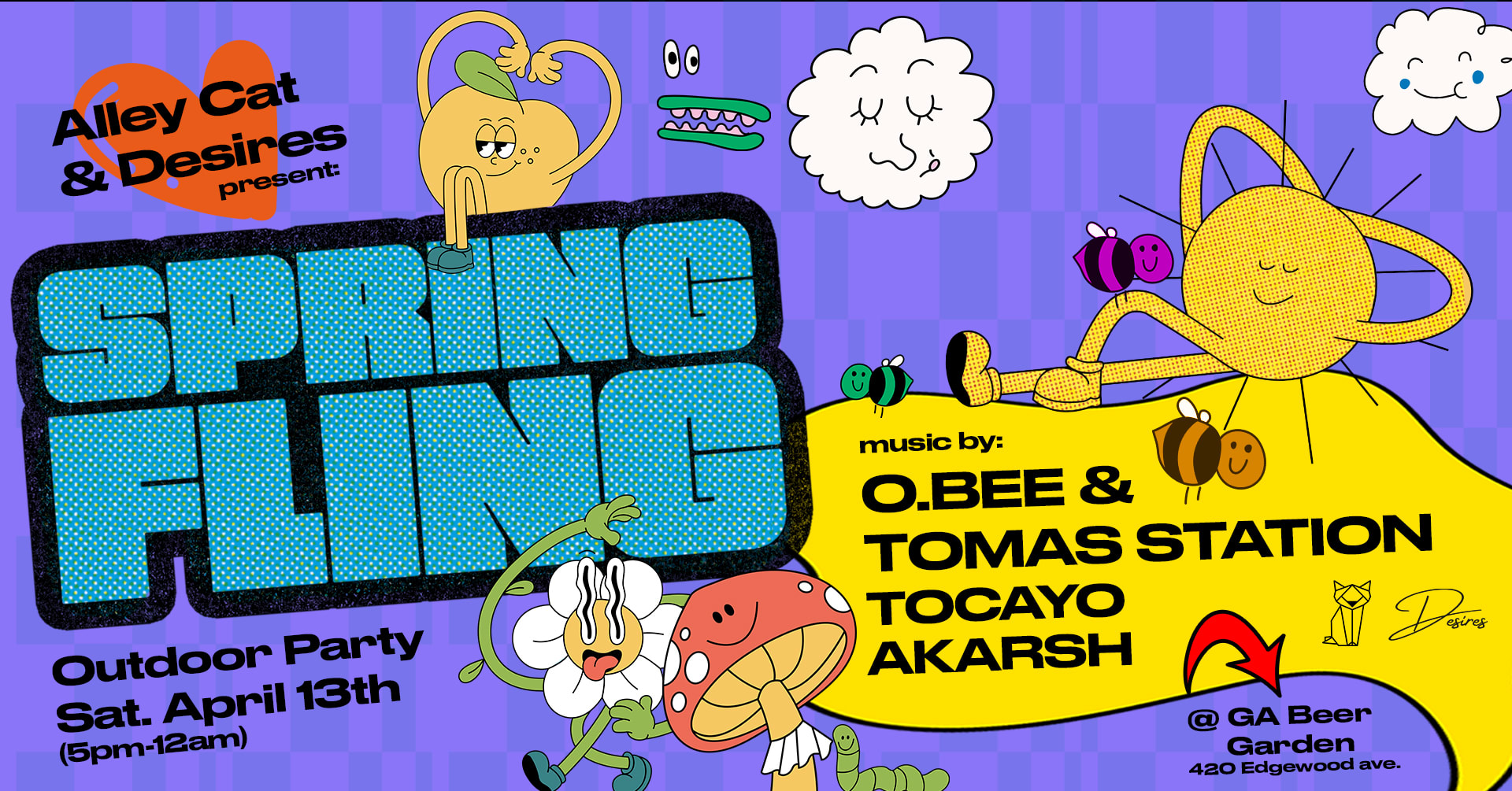 Spring Fling Outdoor Party: O.Bee & Tomas Station Cover