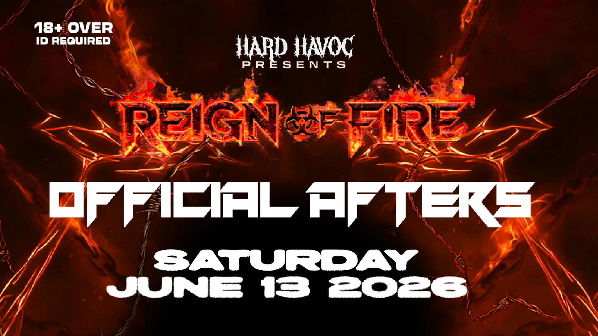 Hard Havoc: Reign Of Fire Official Afters 21+ Cover