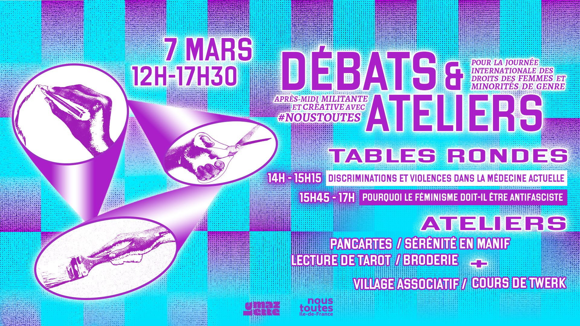 #Noustoutesidf : Tables Rondes, Ateliers Pancarte & Sérénité Cover