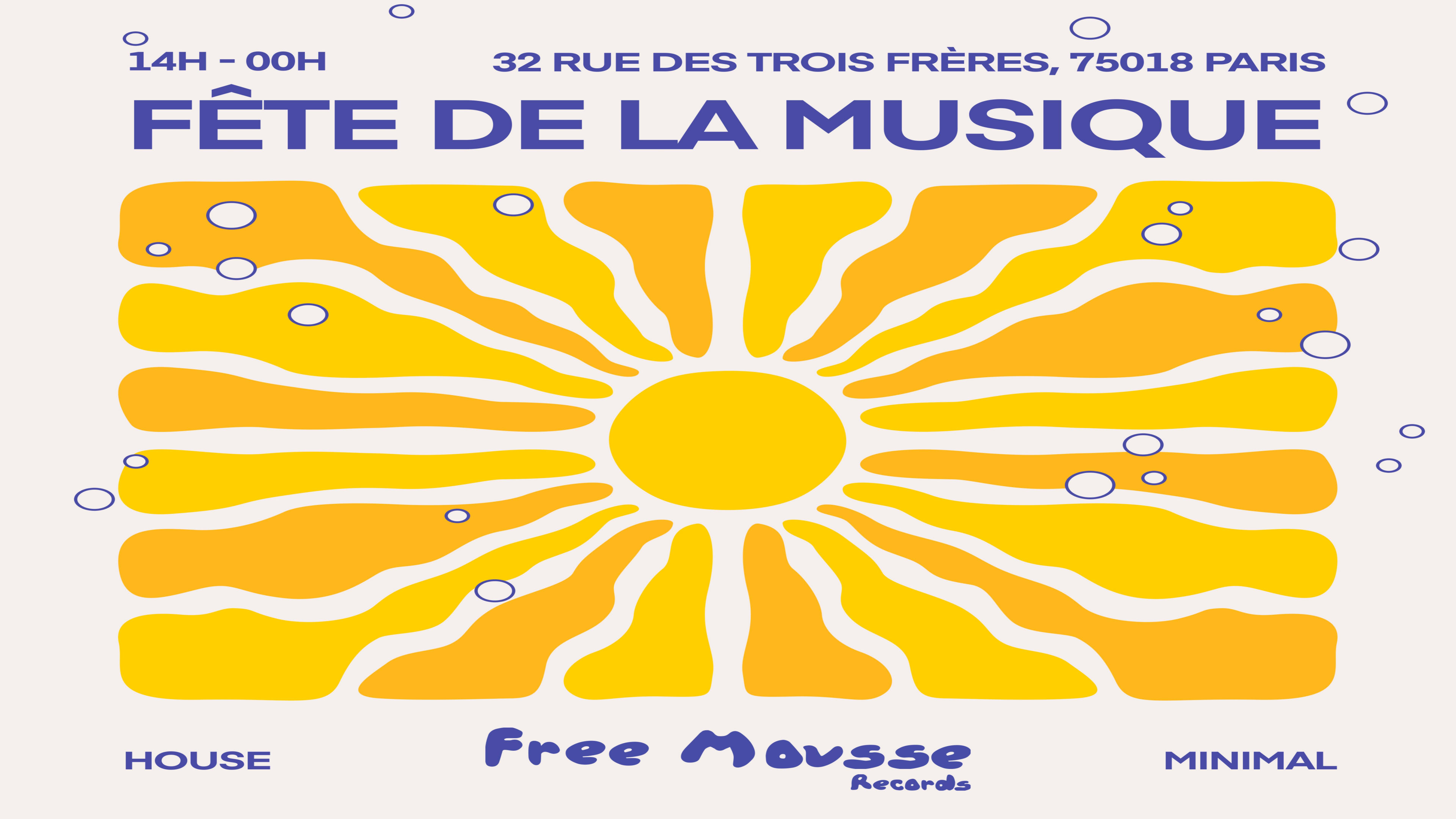 Open Air Fête De La Musique Free Mousse Cover