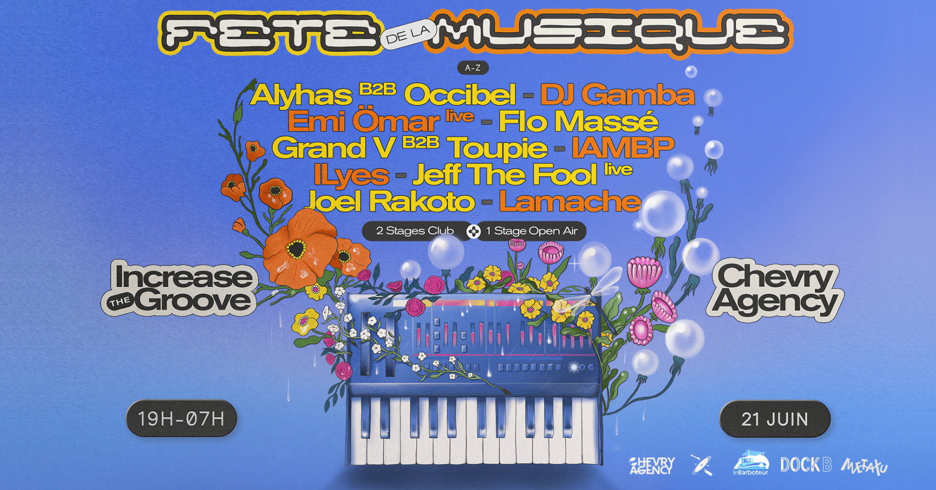 Increase The Groove & Chevry Agency Fdlm25 (Open Air & Club) Cover
