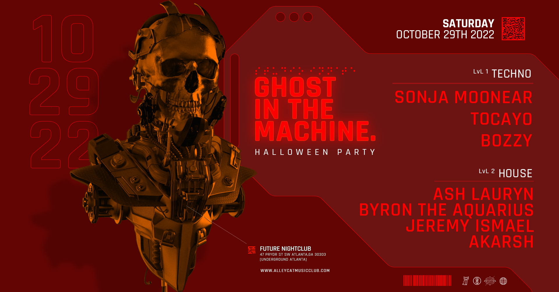 Ghost In The Machine Halloween Party Cover