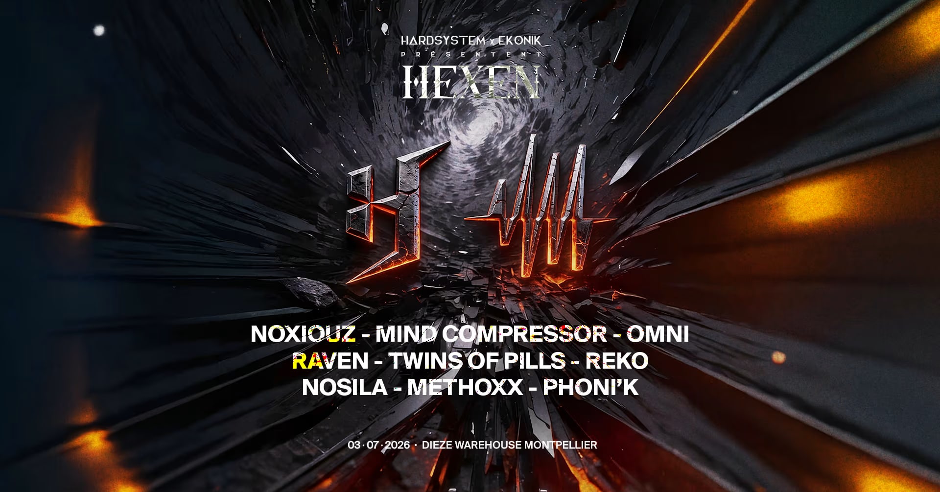 Hardsystem X Ekonik : Hexen Cover