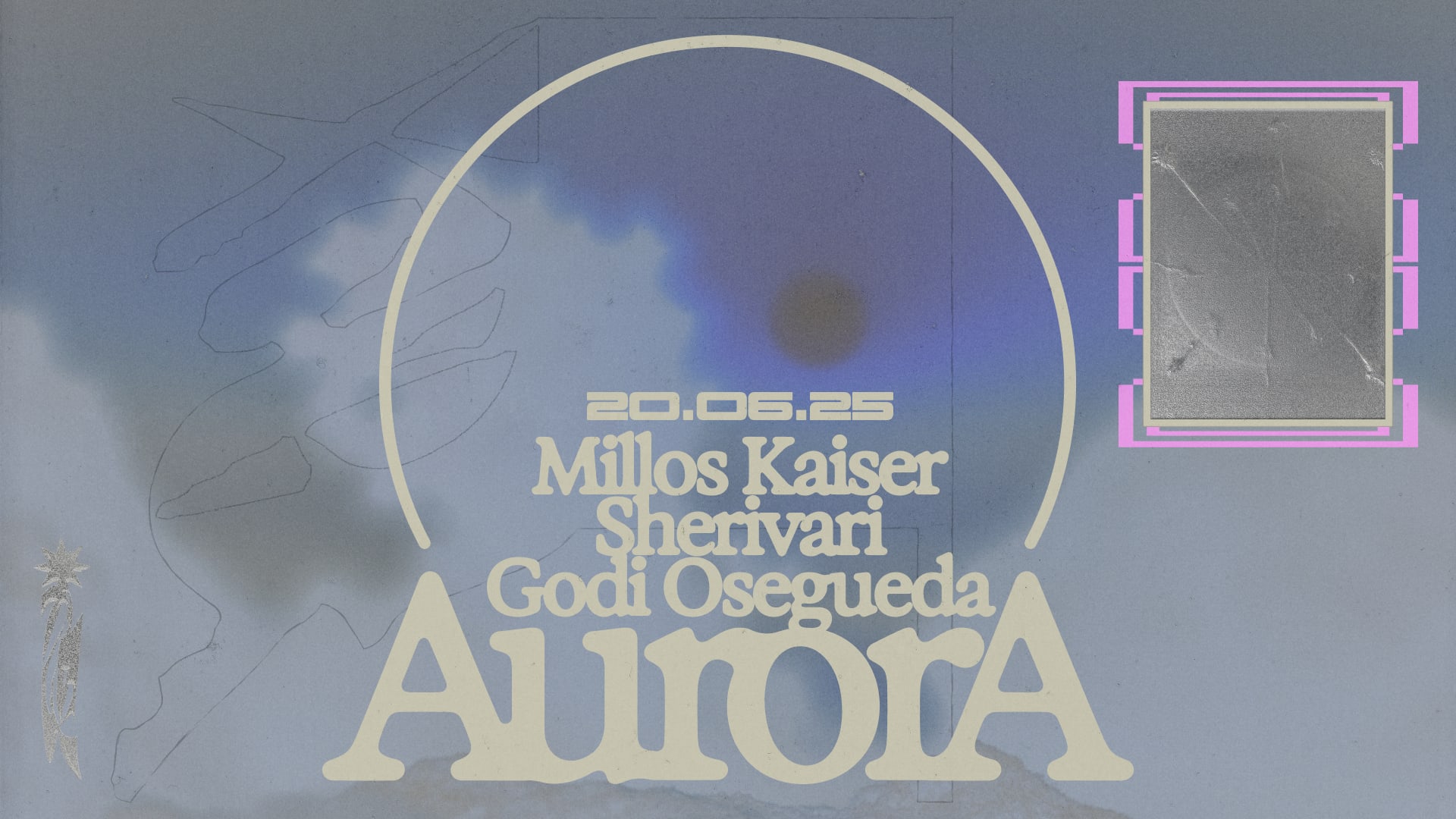 Aurora At The Beach With Millos Kaiser, Sheri Vari, Godi Cover