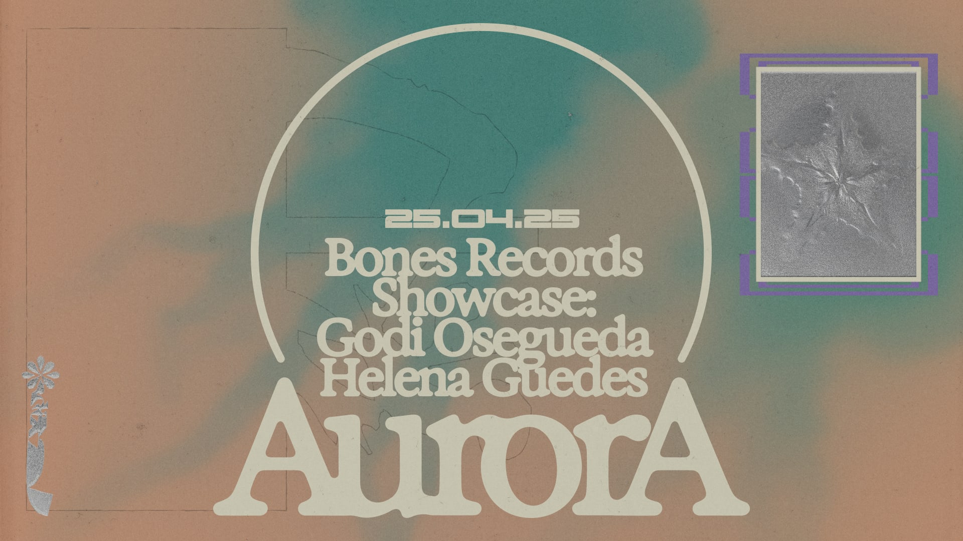 Aurora X Bones Records : Vinyl Market And Party Cover