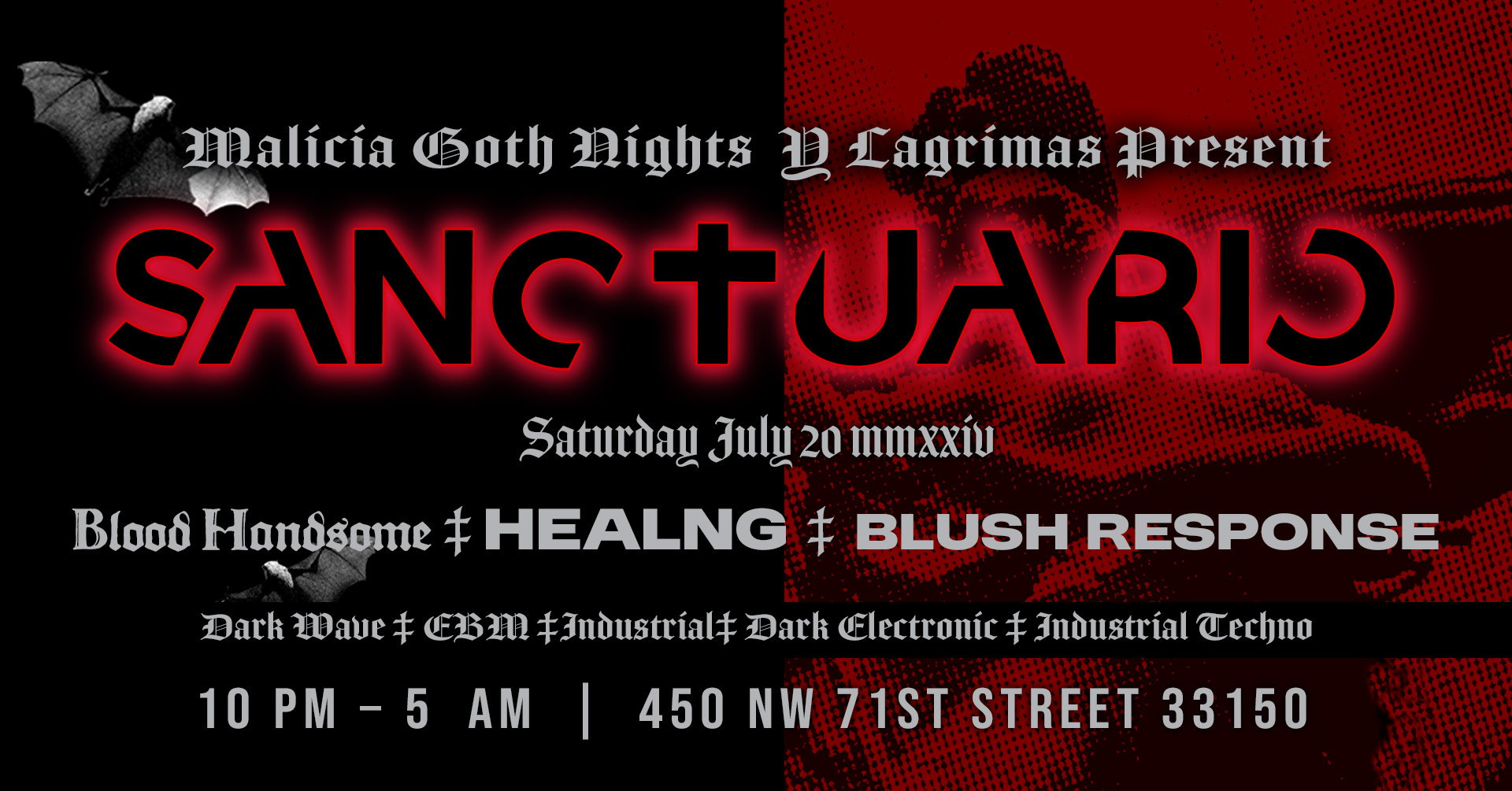 Sanctuario Ft. Blush Response + Blood Handsome + Healng Cover