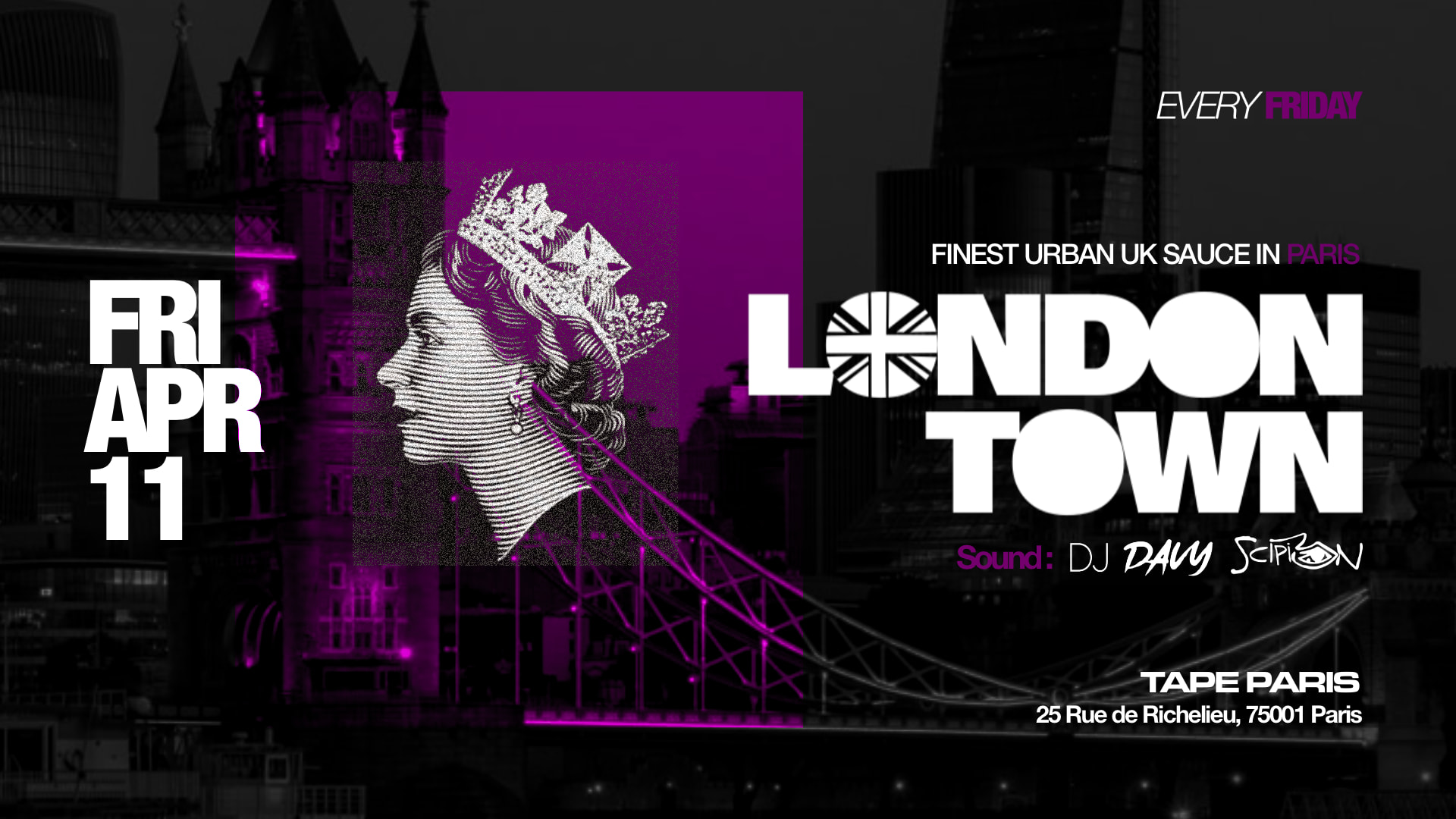 London Town - Tape Paris - Apr 11th Cover