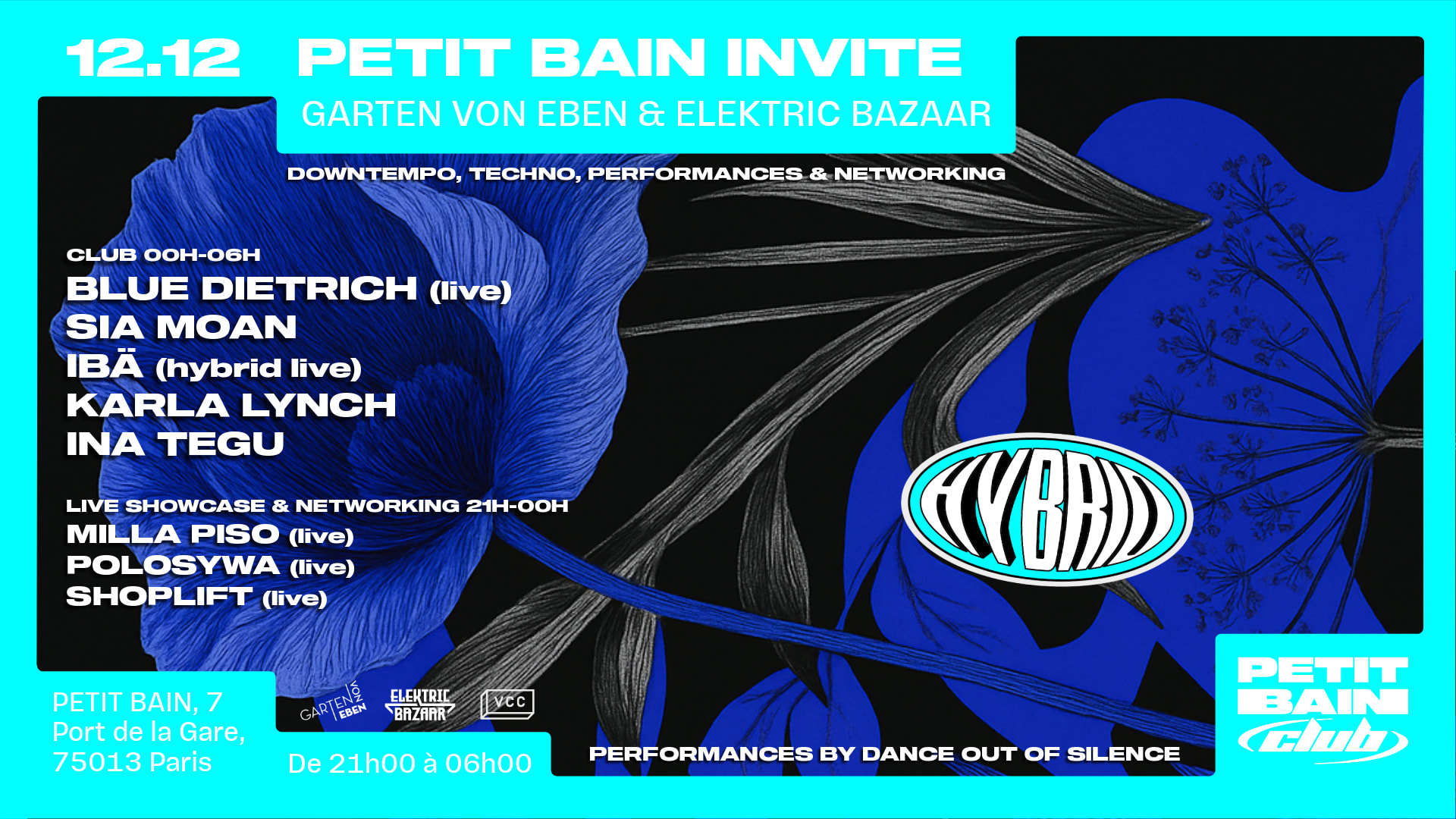 Petit Bain Invite : Elektric Bazaar X Garten Von Eben Cover