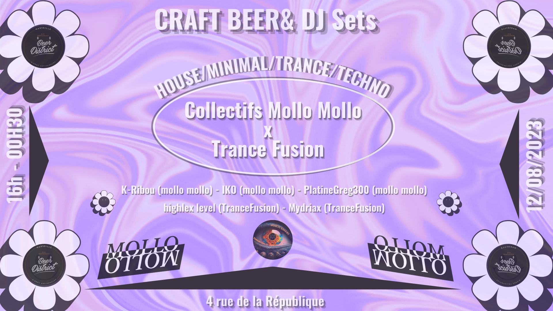 Collectifs Mollo Mollo X  Trance Fusion Cover