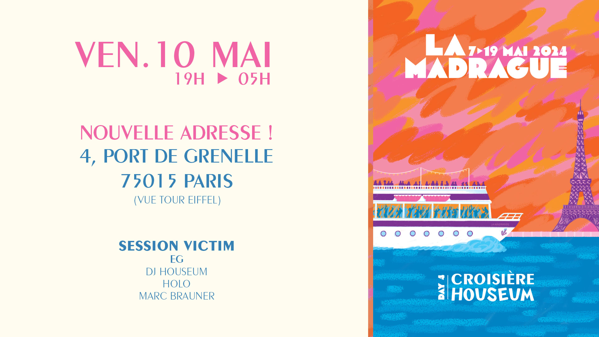 La Madrague X Houseum : Session Victim, Holo... Cover