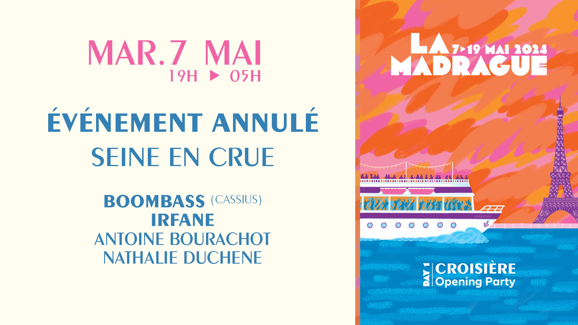 (Annulé) La Madrague Opening Party Cover