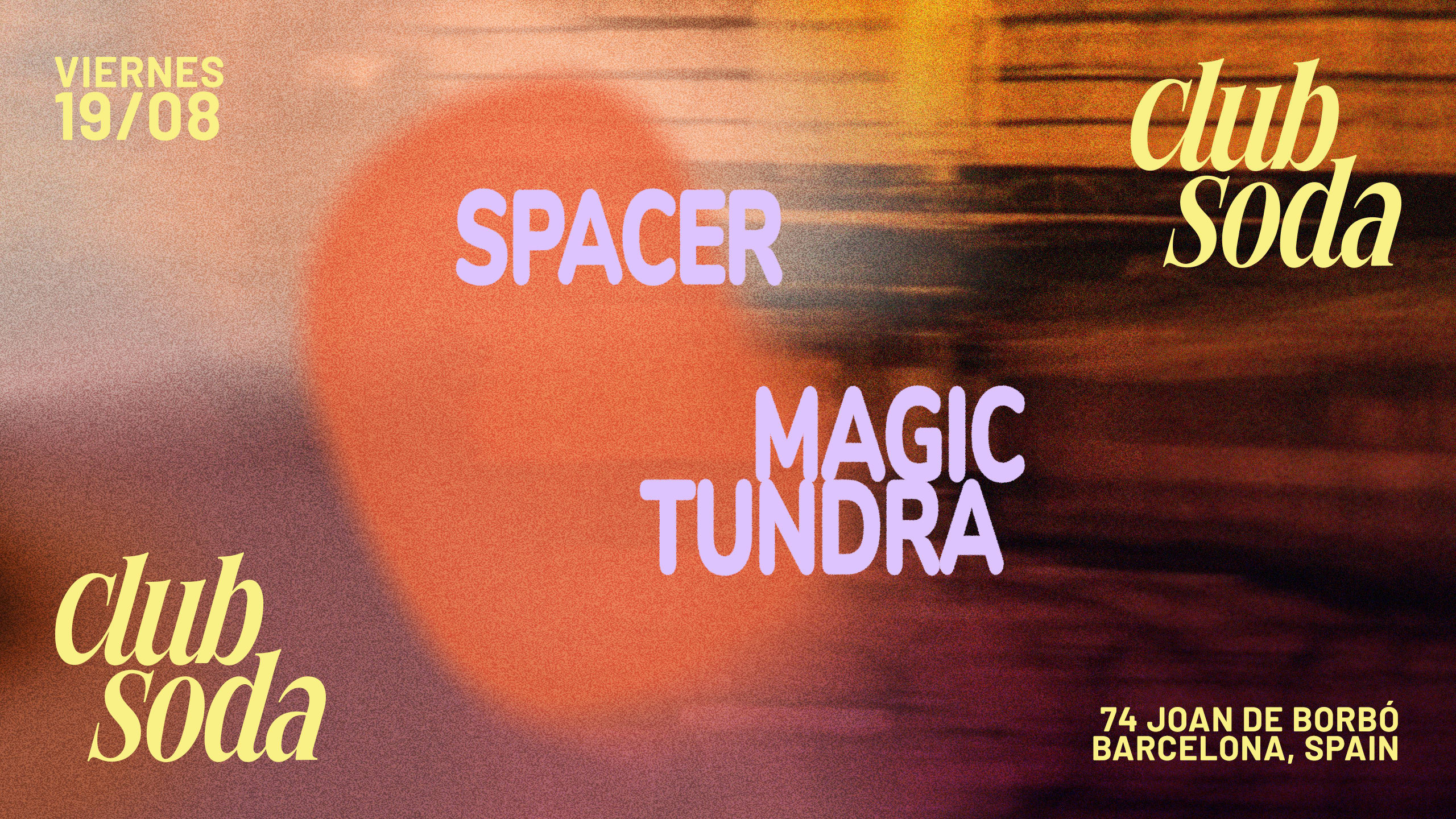 Club Soda Presents Magic Tundra & Spacer Cover