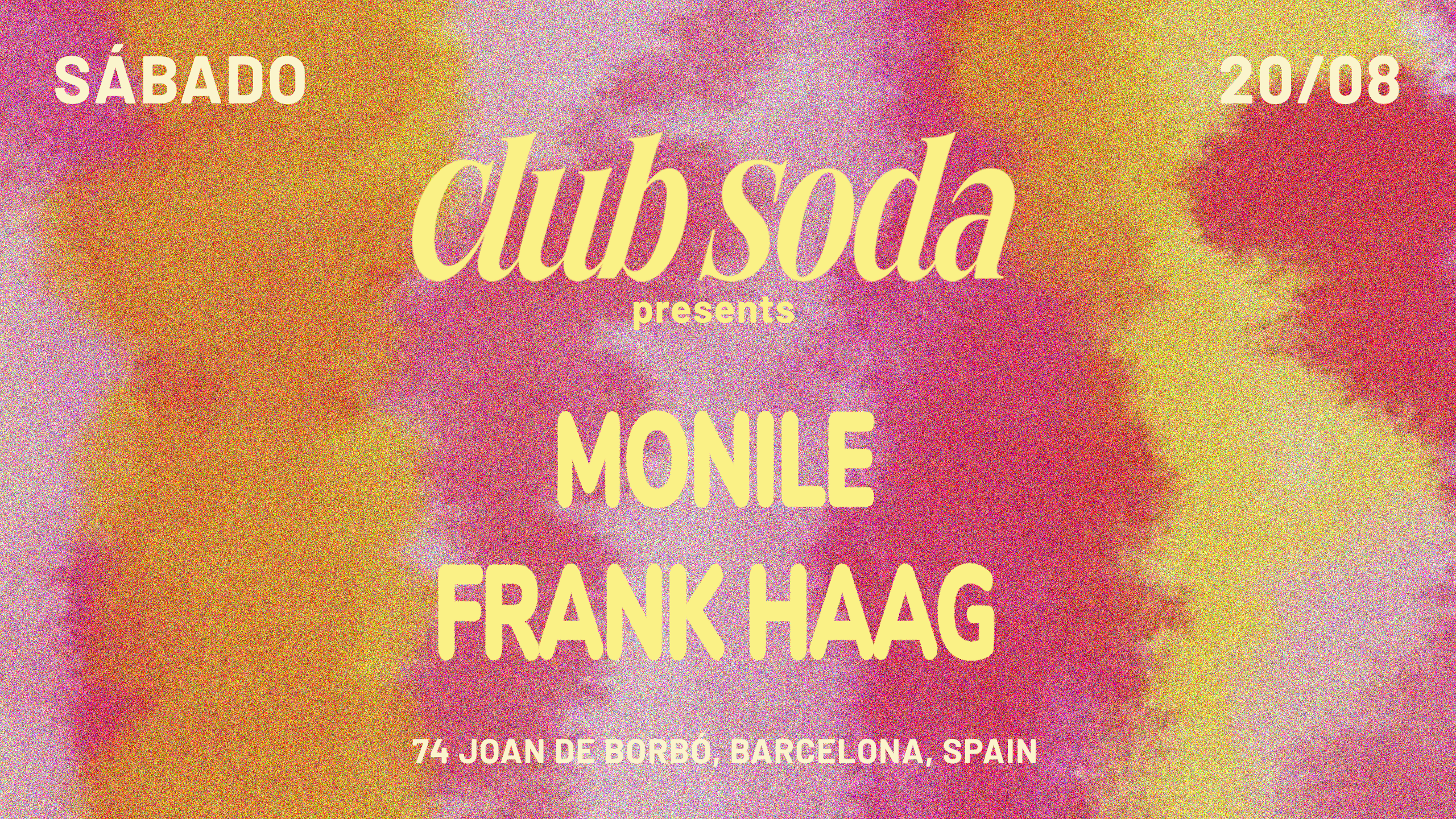 Club Soda Presents Monile & Frank Haag Cover
