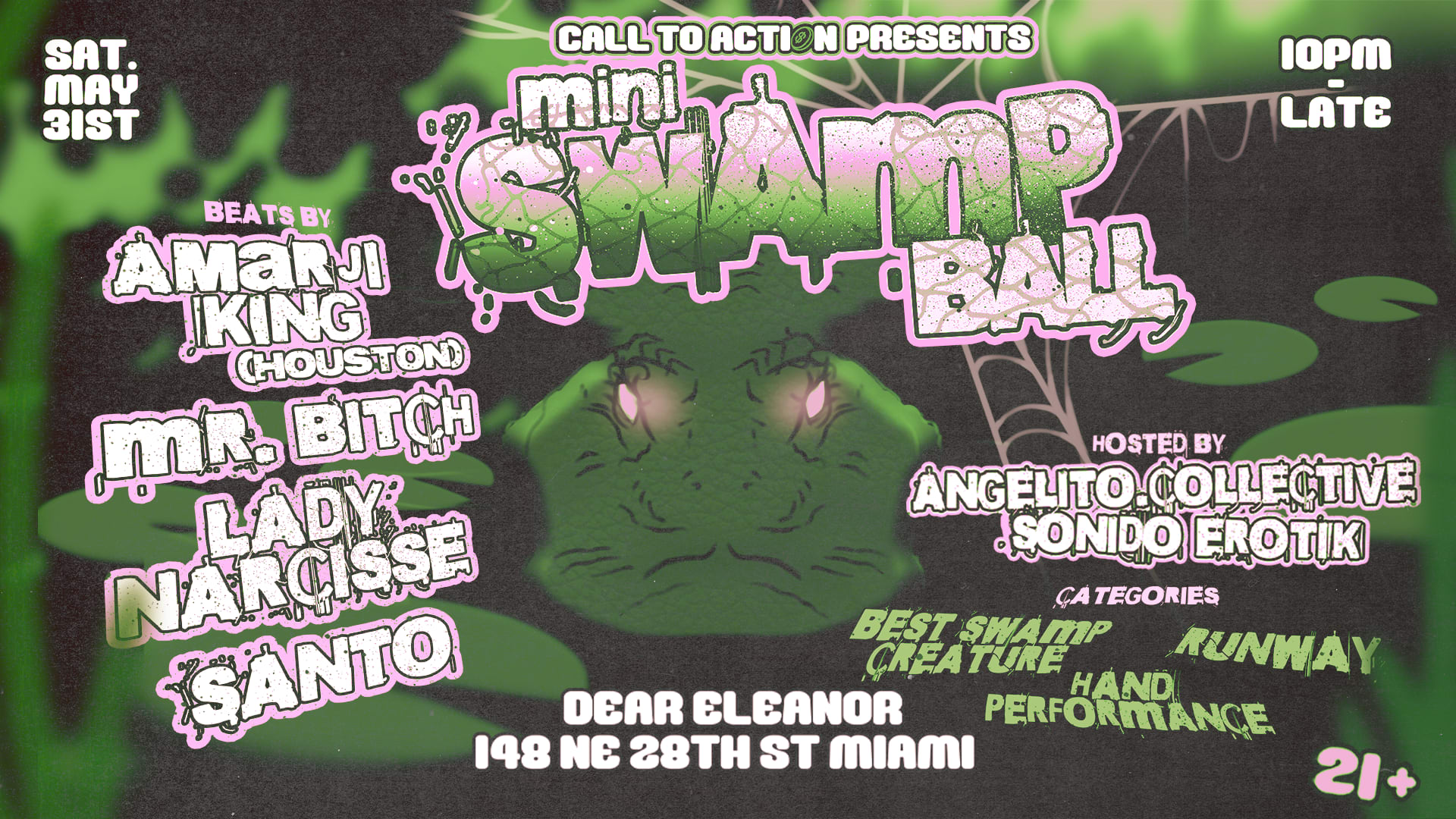 Call To Action: Mini Swamp Ball Cover