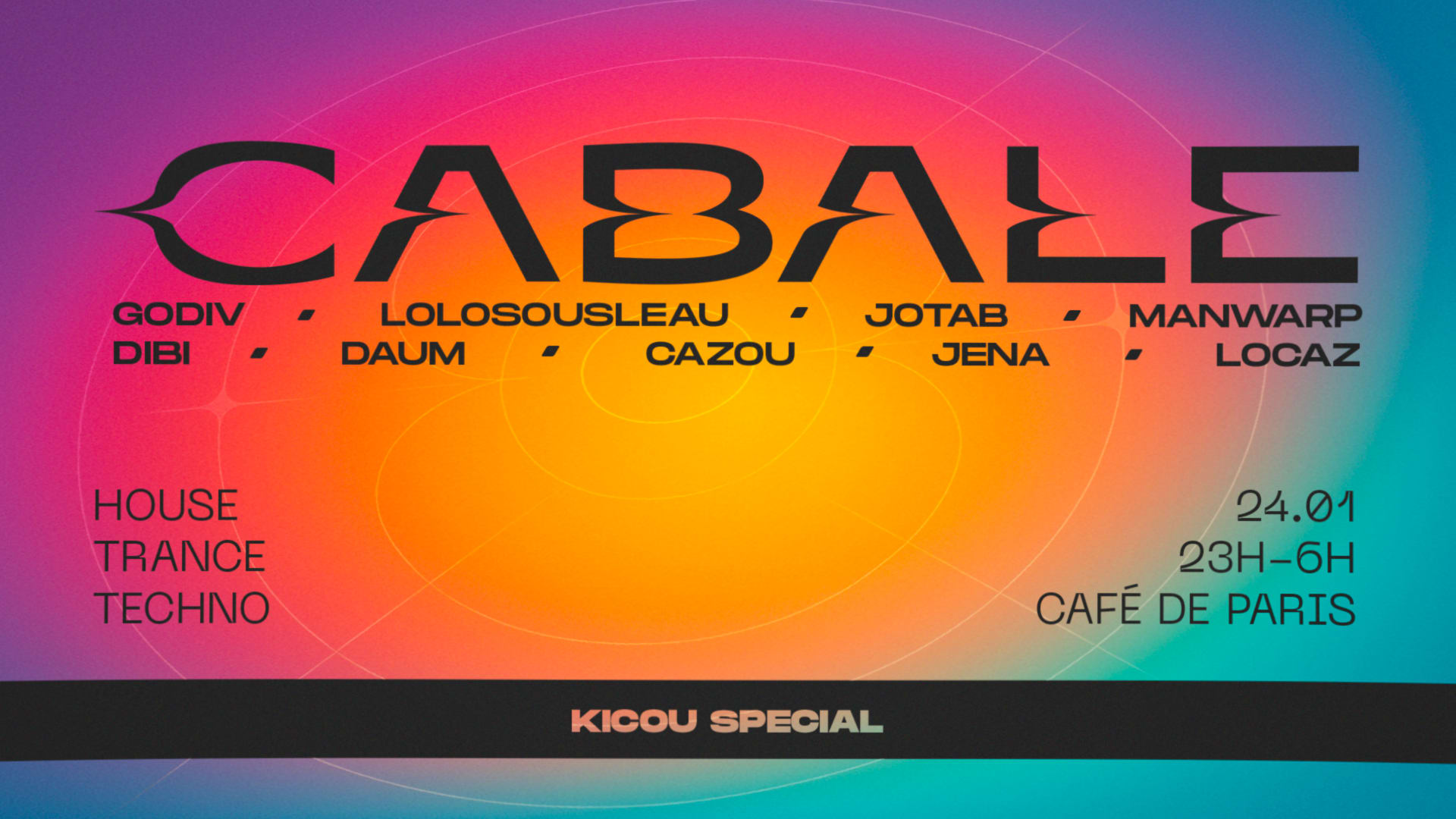 Cabale * Kikou Special (Soirée Gratuite) Cover