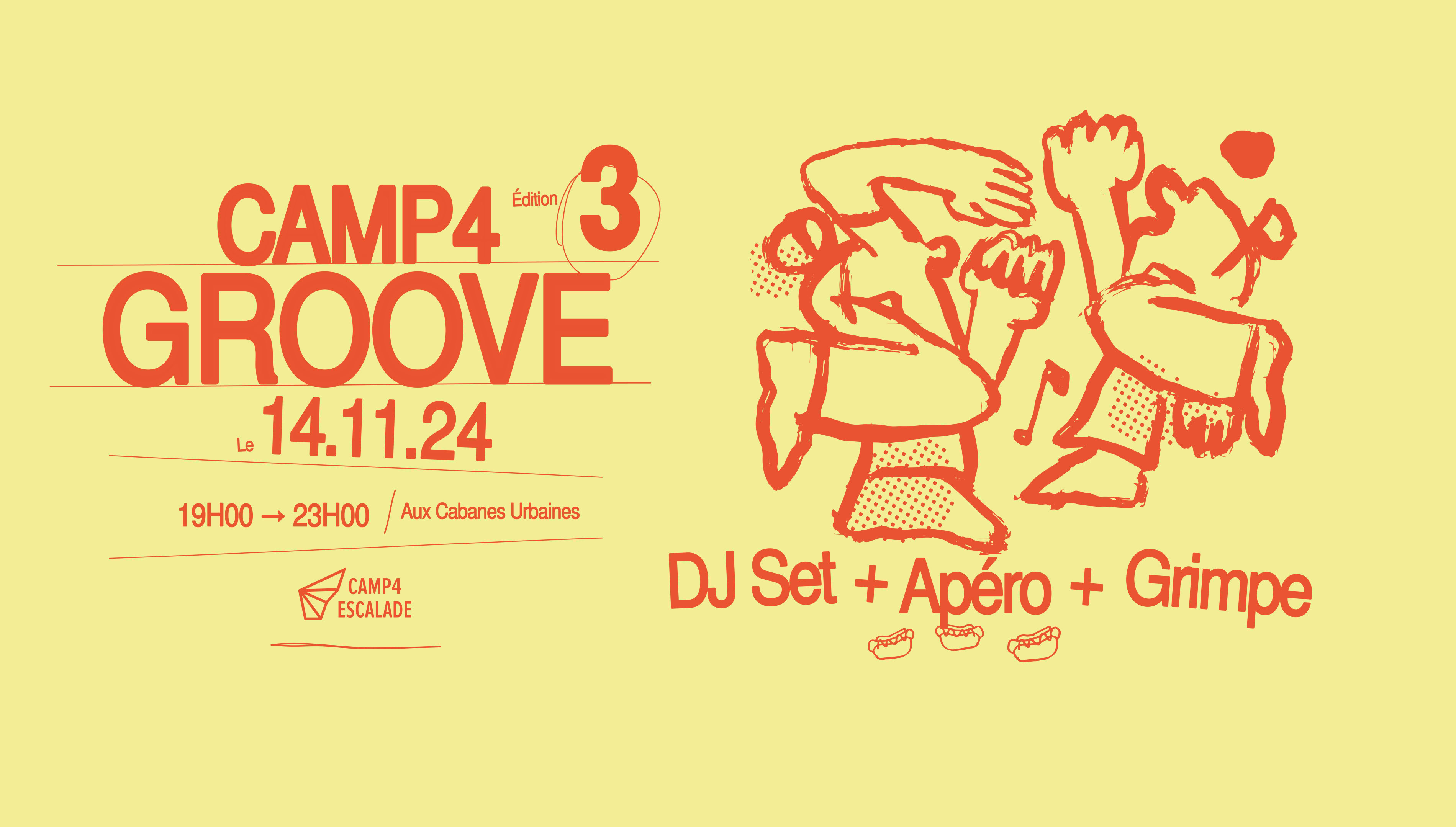 Camp4groove#3 : Dj Set Ft. Lisandru + Grimpe + Apéro Cover