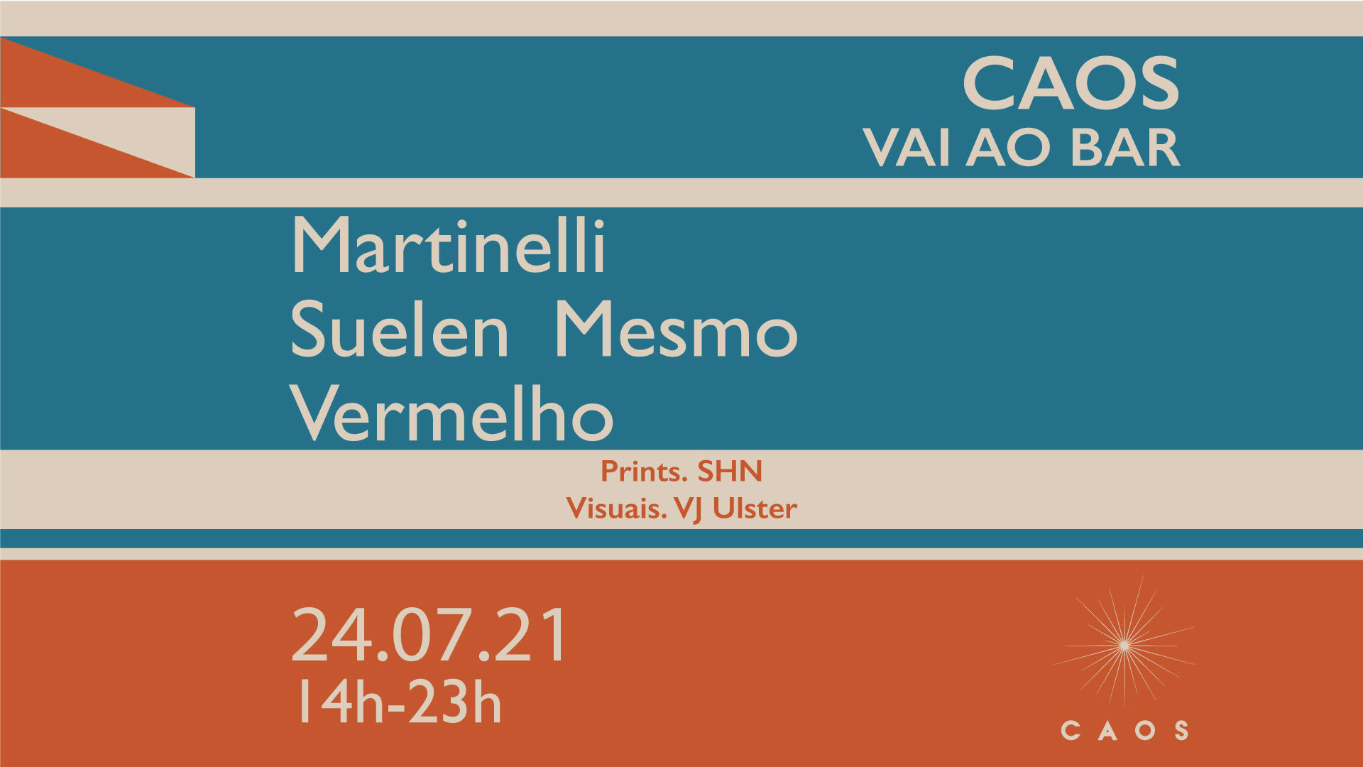 Caos Vai Ao Bar: Martinelli, Vermelho E Suelen Mesmo Cover
