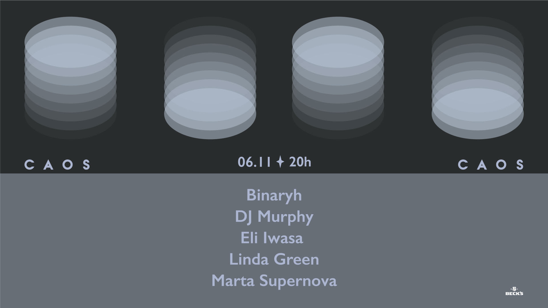 Caos Apresenta Binaryh, Eli Iwasa E Murphy Cover