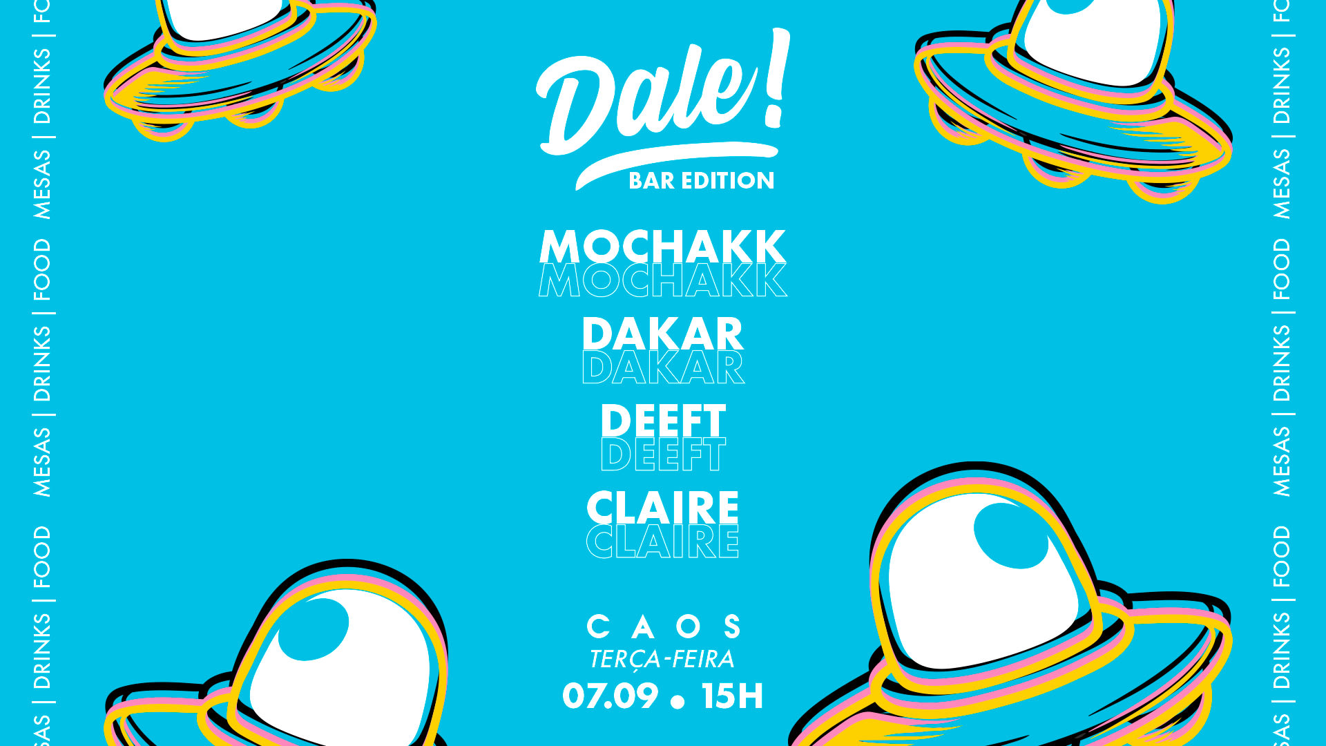 Dale! Apresenta Mochakk, Dakar E Deeft. Cover