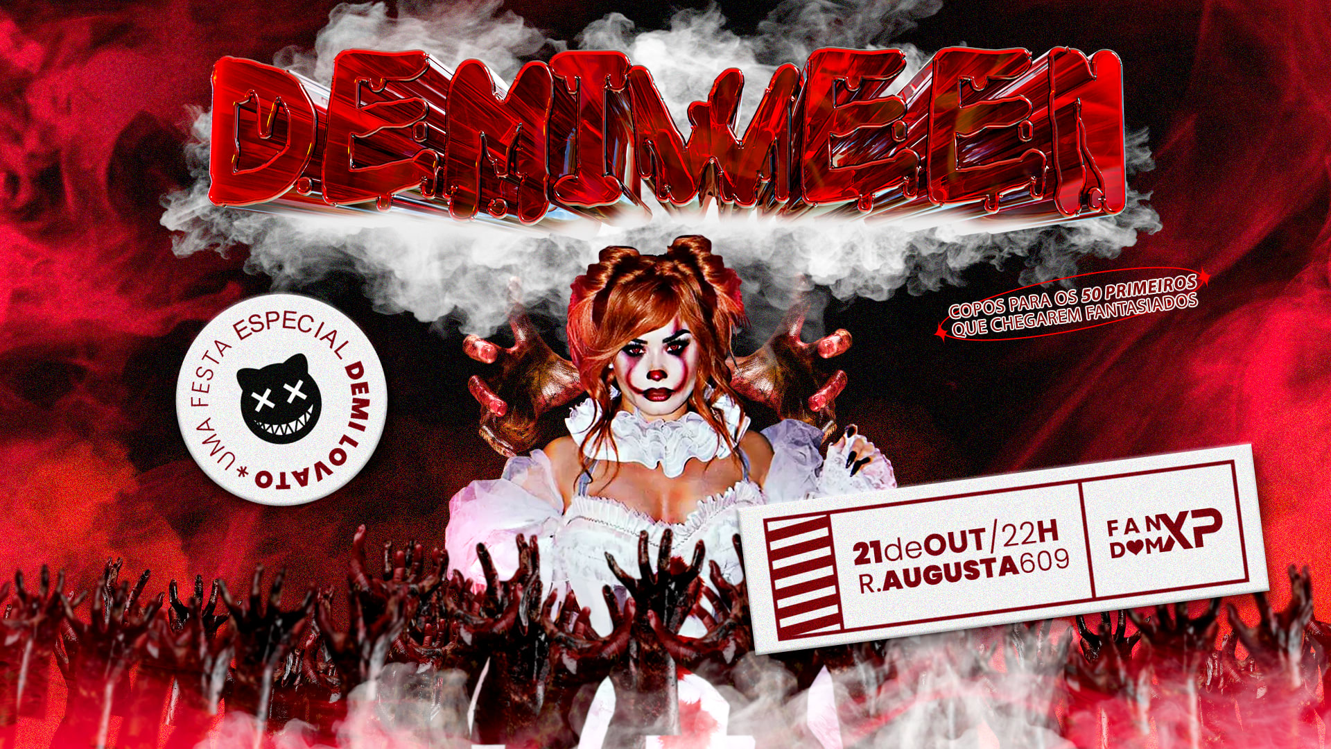 Fandom Xp Apresenta: Demiween - Um Halloween Especial Demi Lovato Cover