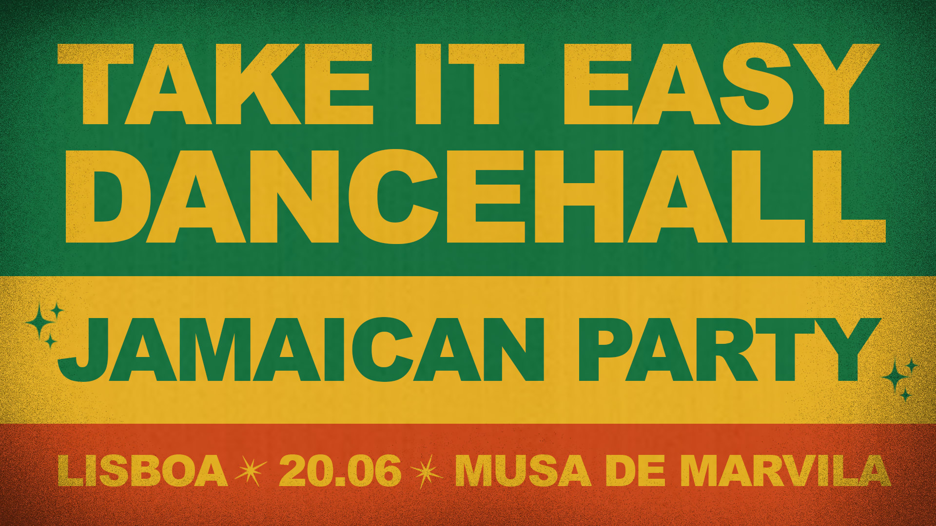 90s Dancehall Party . Take It Easy . Lisboa Cover
